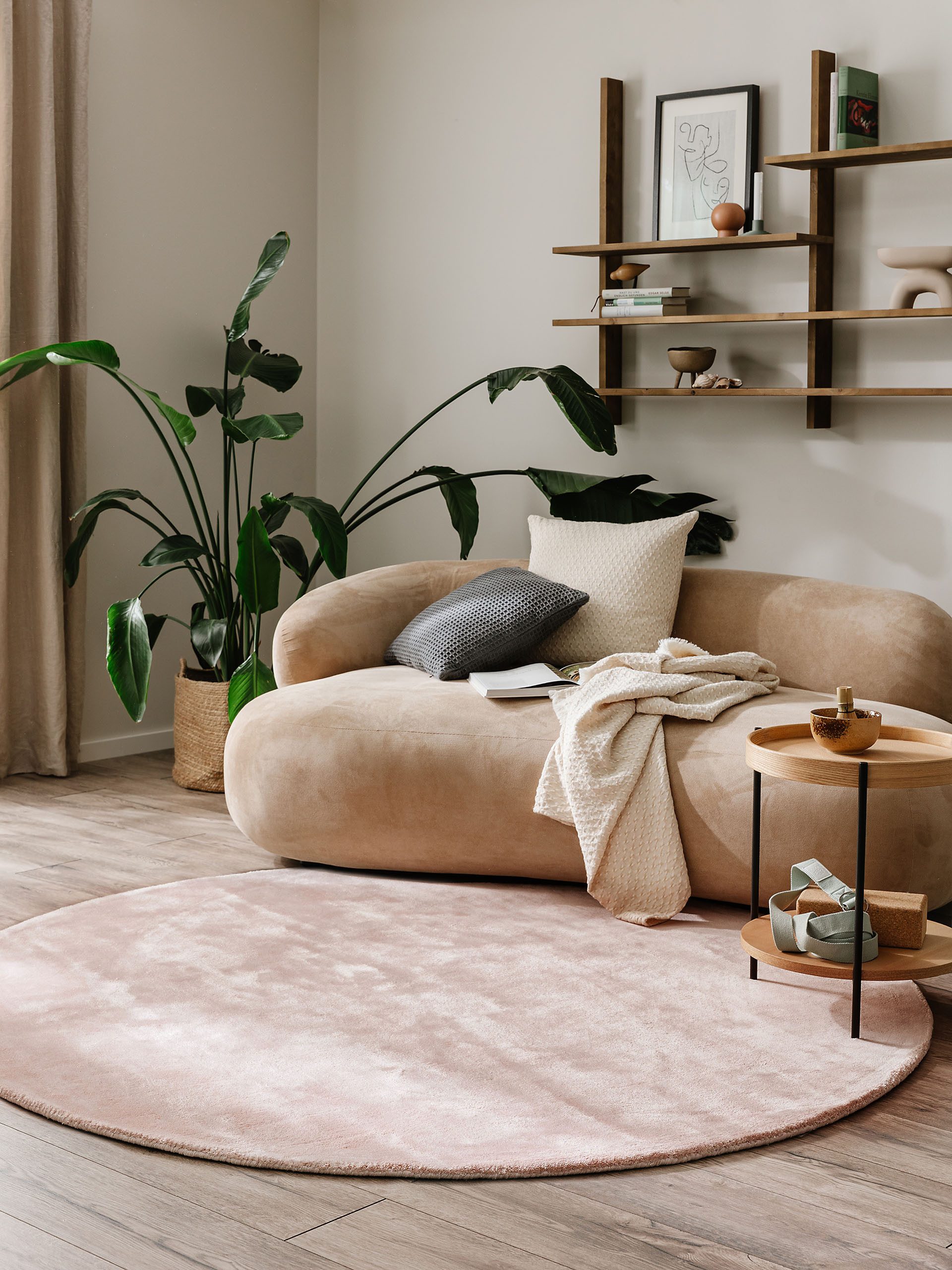 benuta Teppich Nela, rund, Höhe: 6 günstig online kaufen