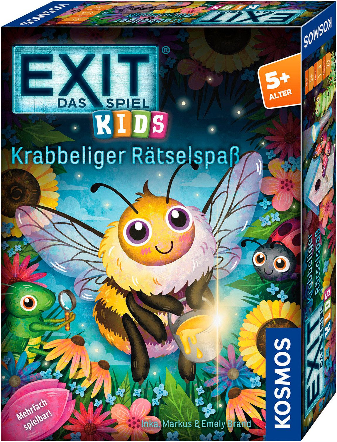 Kosmos Spiel EXIT® Kids Krabbeliger Rätselspaß, Rätselspiel, Made in Germany