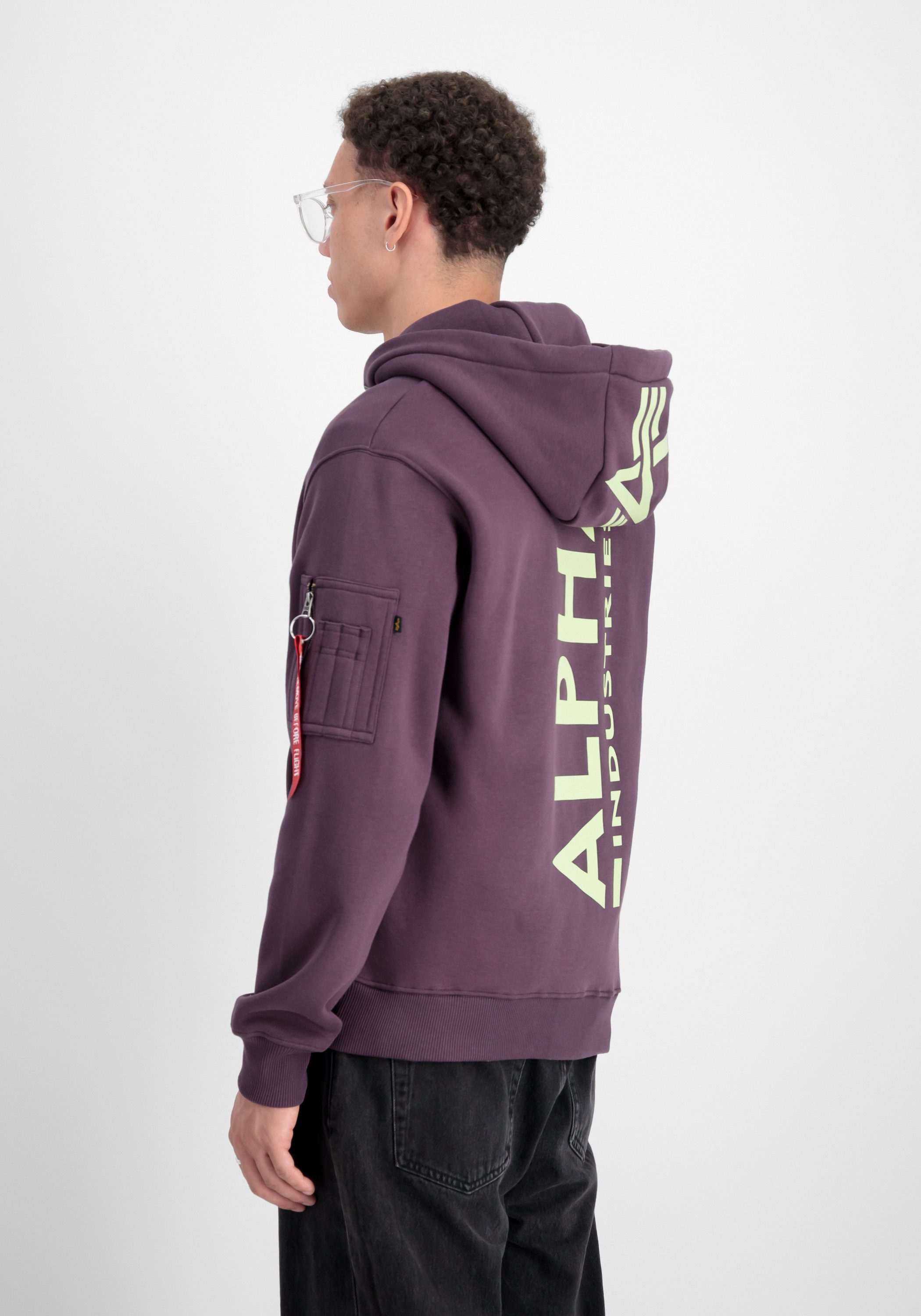 Alpha Industries Hoodie Backprint Zip Hoodie