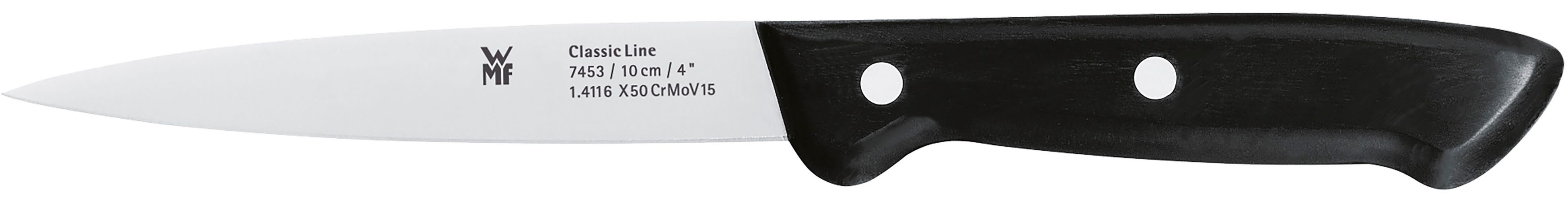 WMF Spickmesser Classic Line, 10 cm, langlebiger Spezialklingenstahl, genieteter Griff