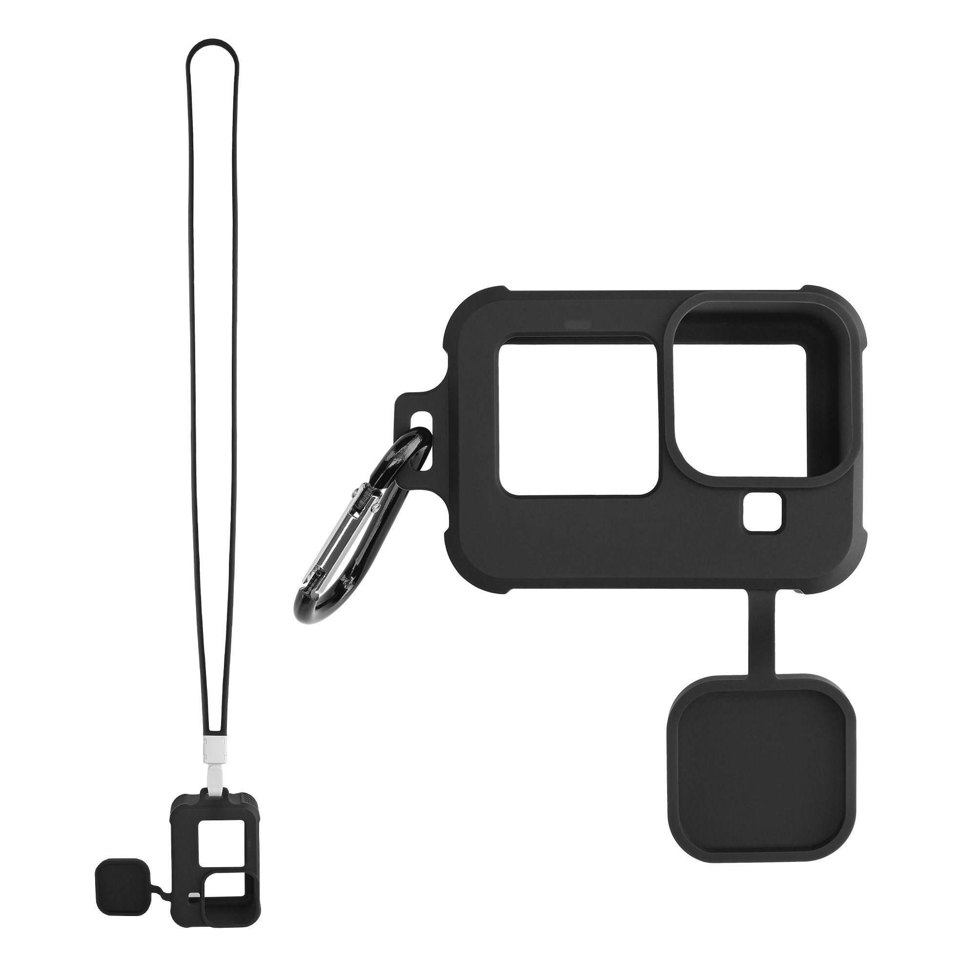 Drohne kwmobile Tasche HERO11 GOPro Schutzhülle Hülle Black / Schwarz) (Kamera Black Zubehör mit HERO9 HERO10 / - Cover Band Silikon für