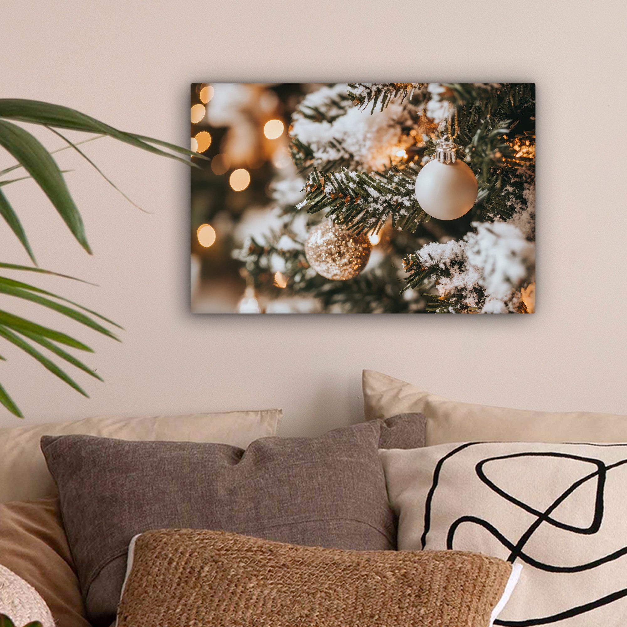 OneMillionCanvasses® Leinwandbild Weihnachten - Weihnachtsbaum - Winter - I günstig online kaufen