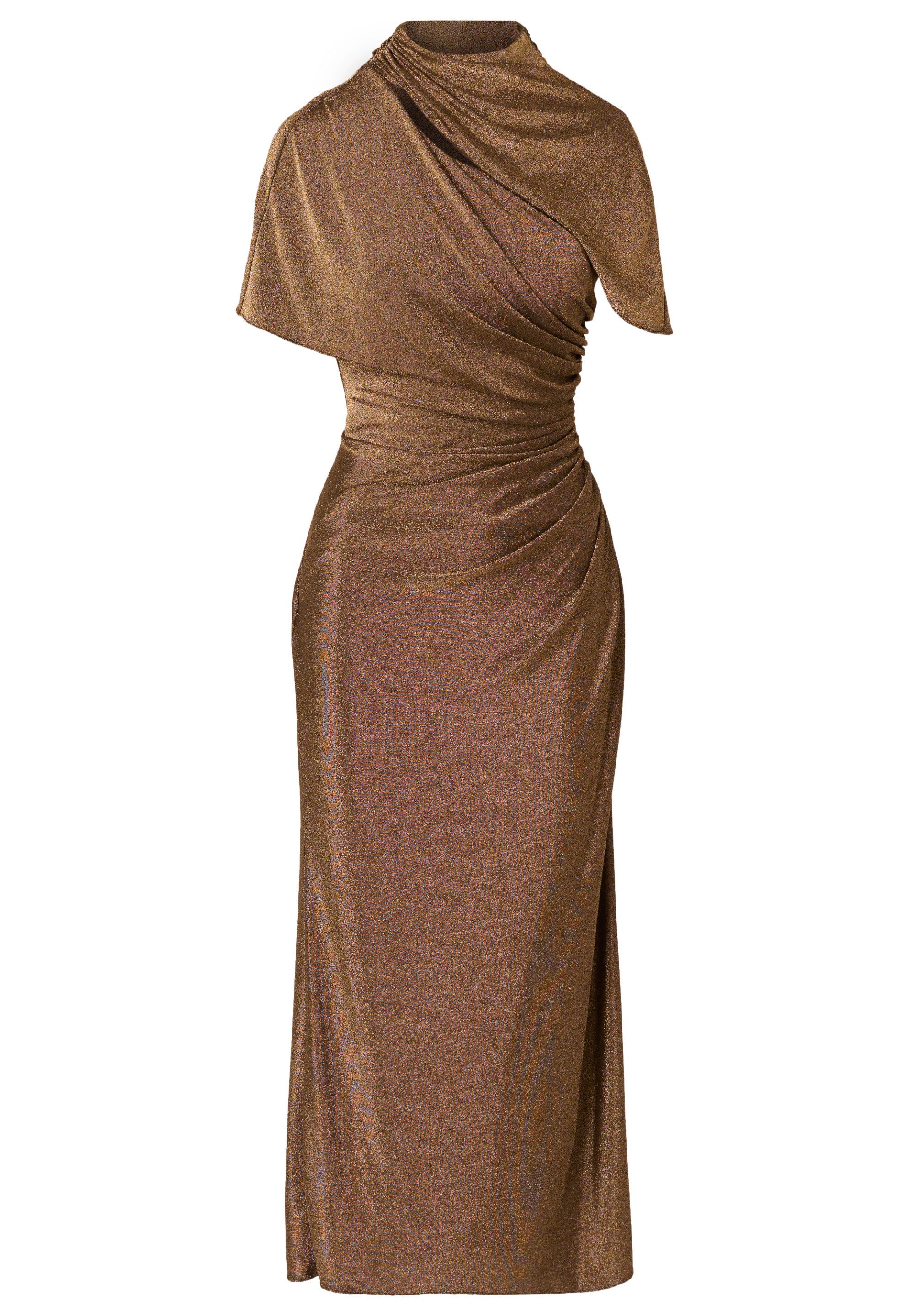 Adrianna Papell Strickkleid Metallic Knit Long Dress Figurbetontes Kleid au günstig online kaufen