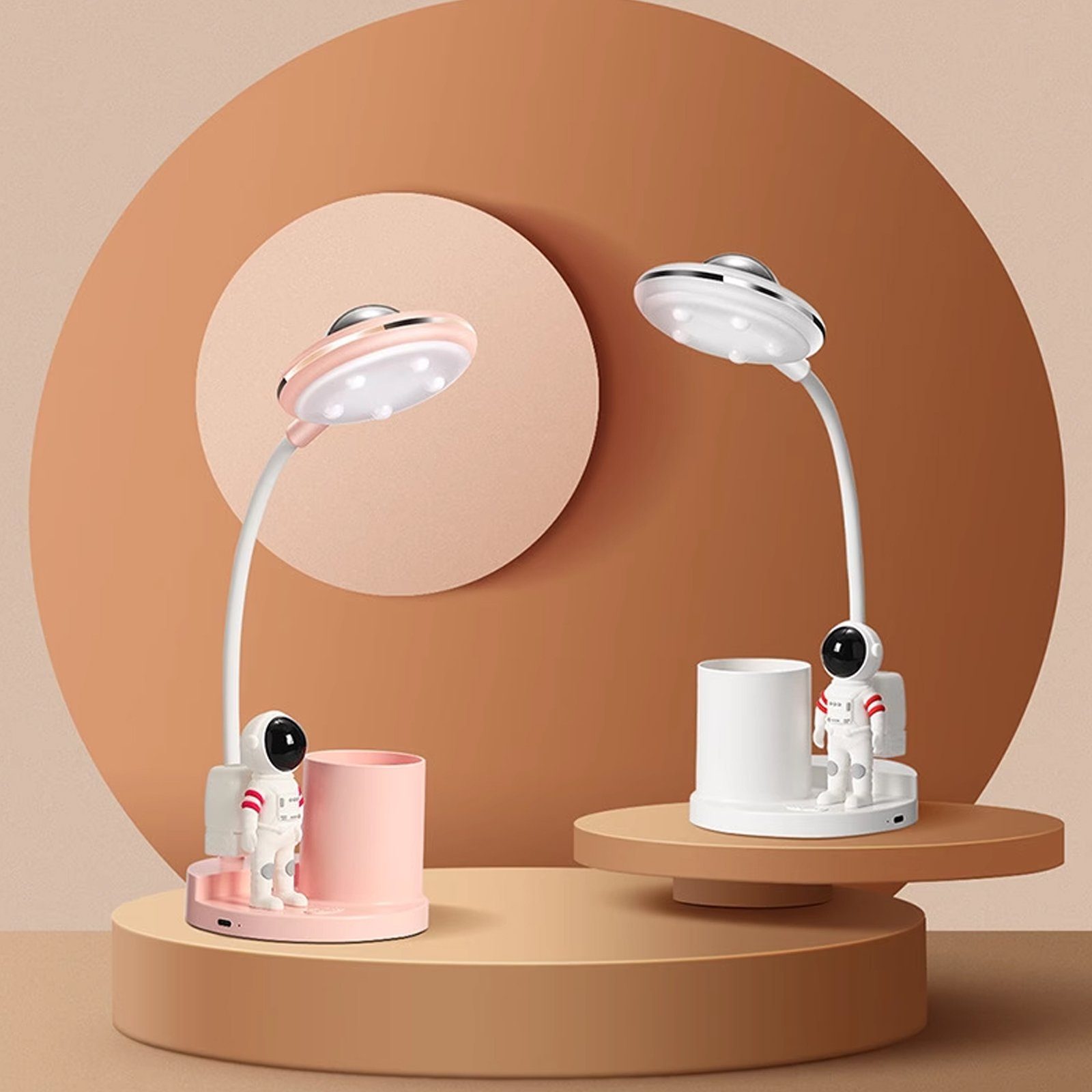 DOPWii Tischleuchte Astronauten-Schreibtischlampe mit Projektor und Stiftha günstig online kaufen