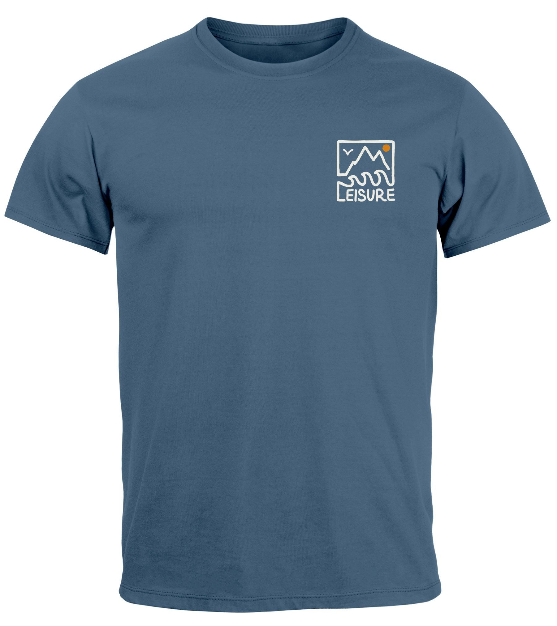 Neverless Print-Shirt Herren T-Shirt Wandern Berge günstig online kaufen