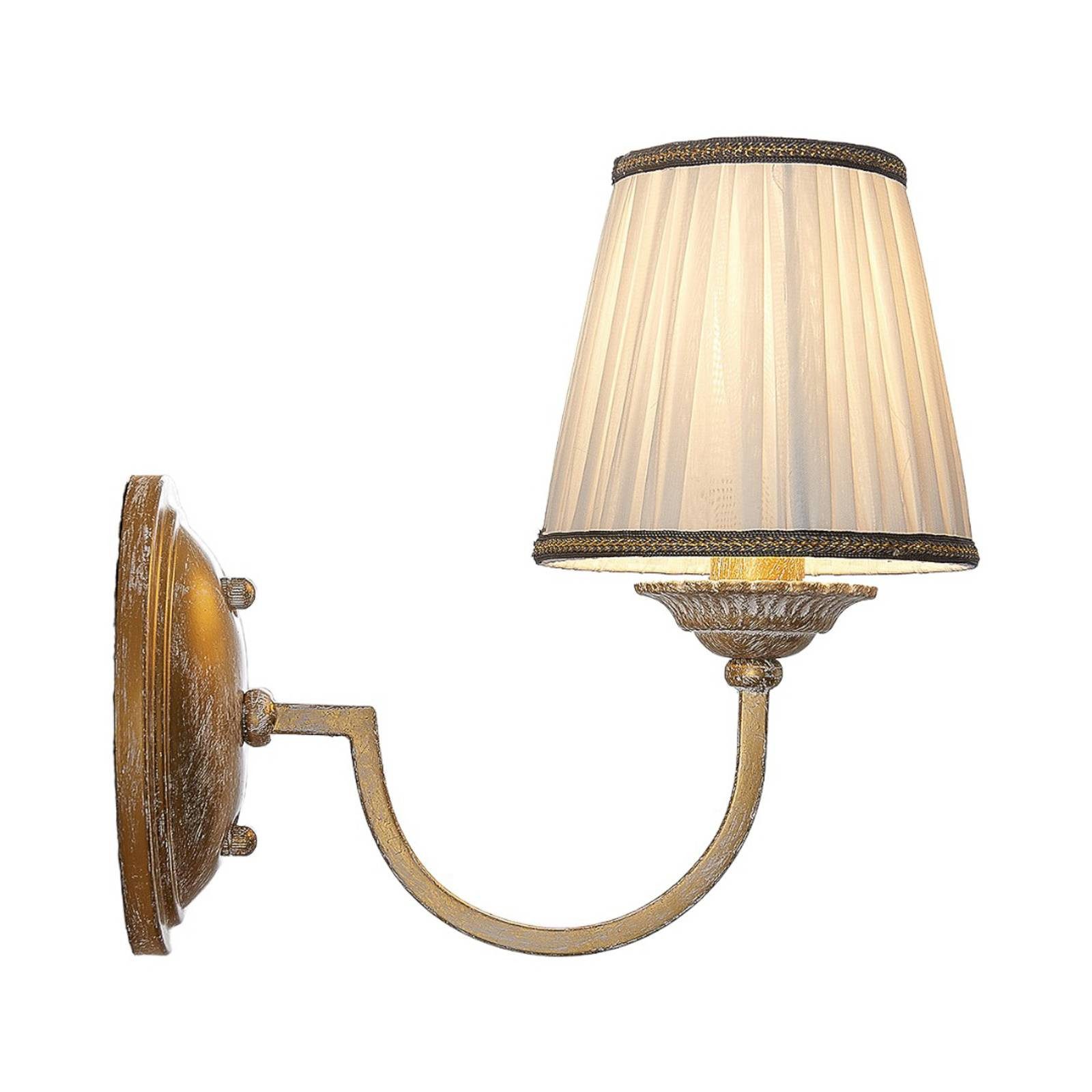 Lindby Wandleuchte Lumiel, Bronze IP20, 1 x 40 W günstig online kaufen