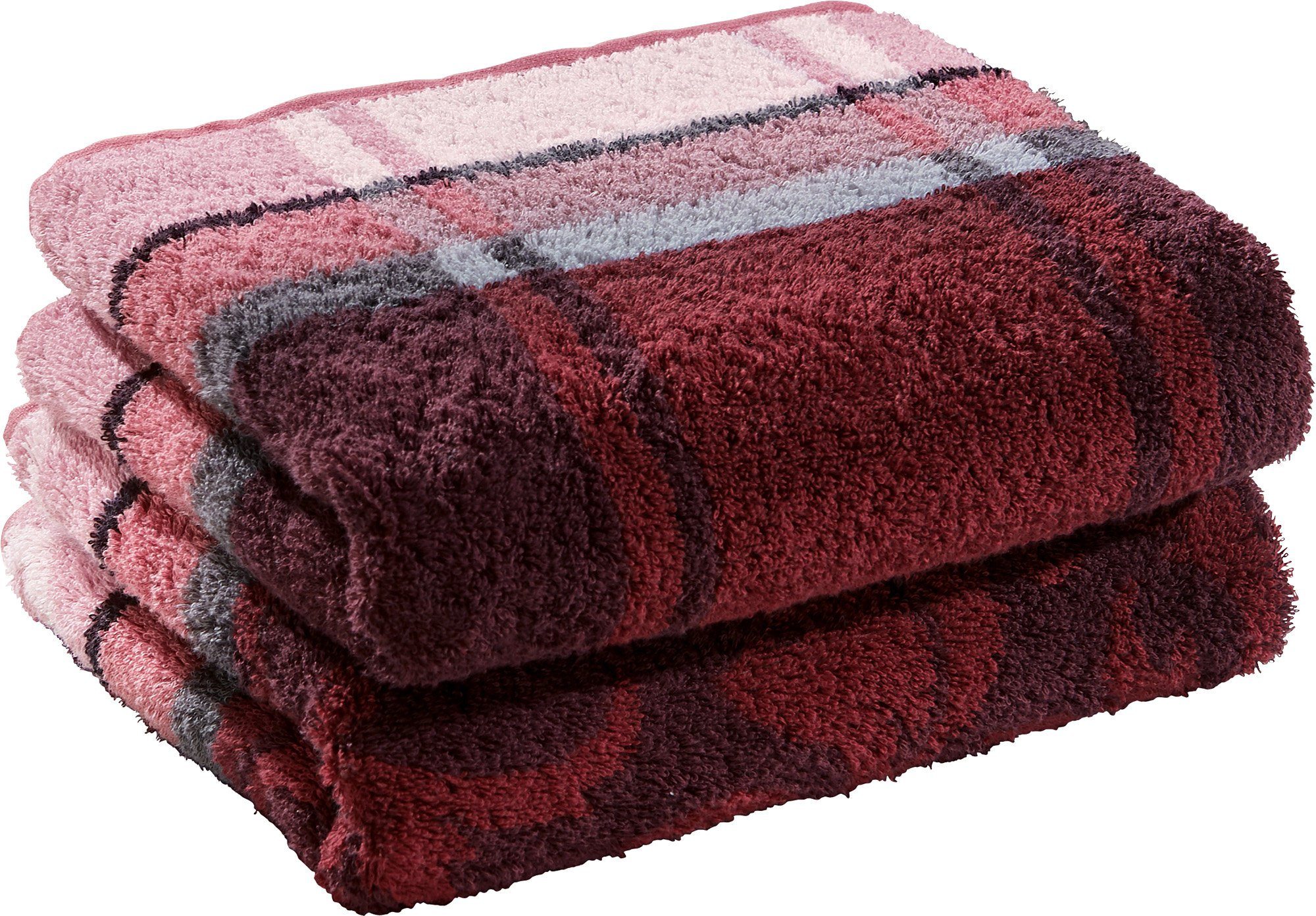 Erwin Müller Duschtuch Duschtuch "Ludwigsburg" 2er-Pack, Jacquard, Walk-Fro günstig online kaufen