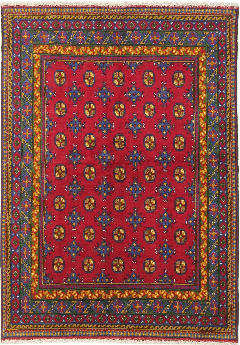 Orientteppich Afghan Akhche 164x236 Handgeknüpfter Orientteppich, Nain Trading, rechteckig, Höhe: 6 mm