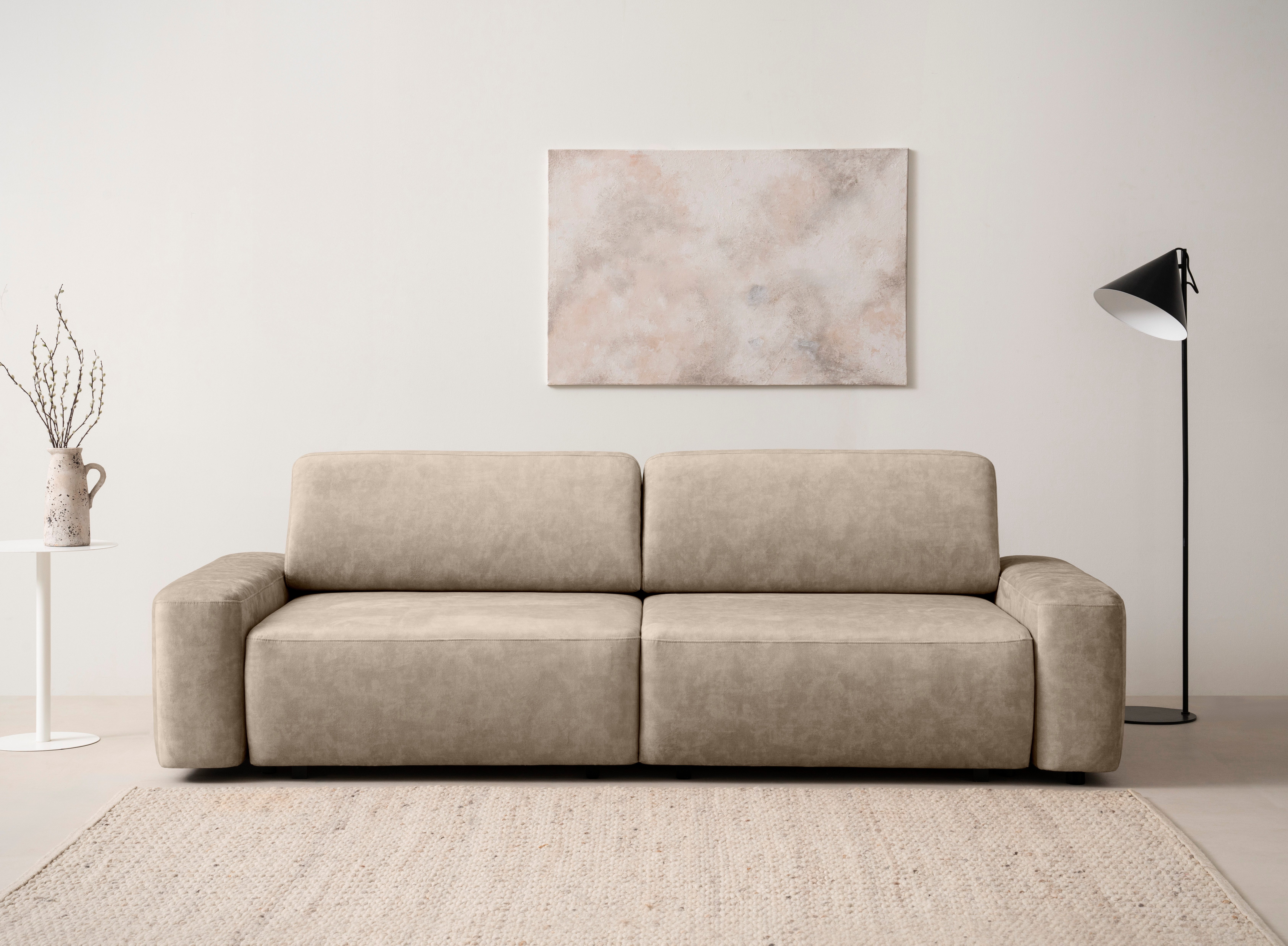 INOSIGN 3-Sitzer TORGE (257cm), Sofa,Schlafsofa in günstig online kaufen