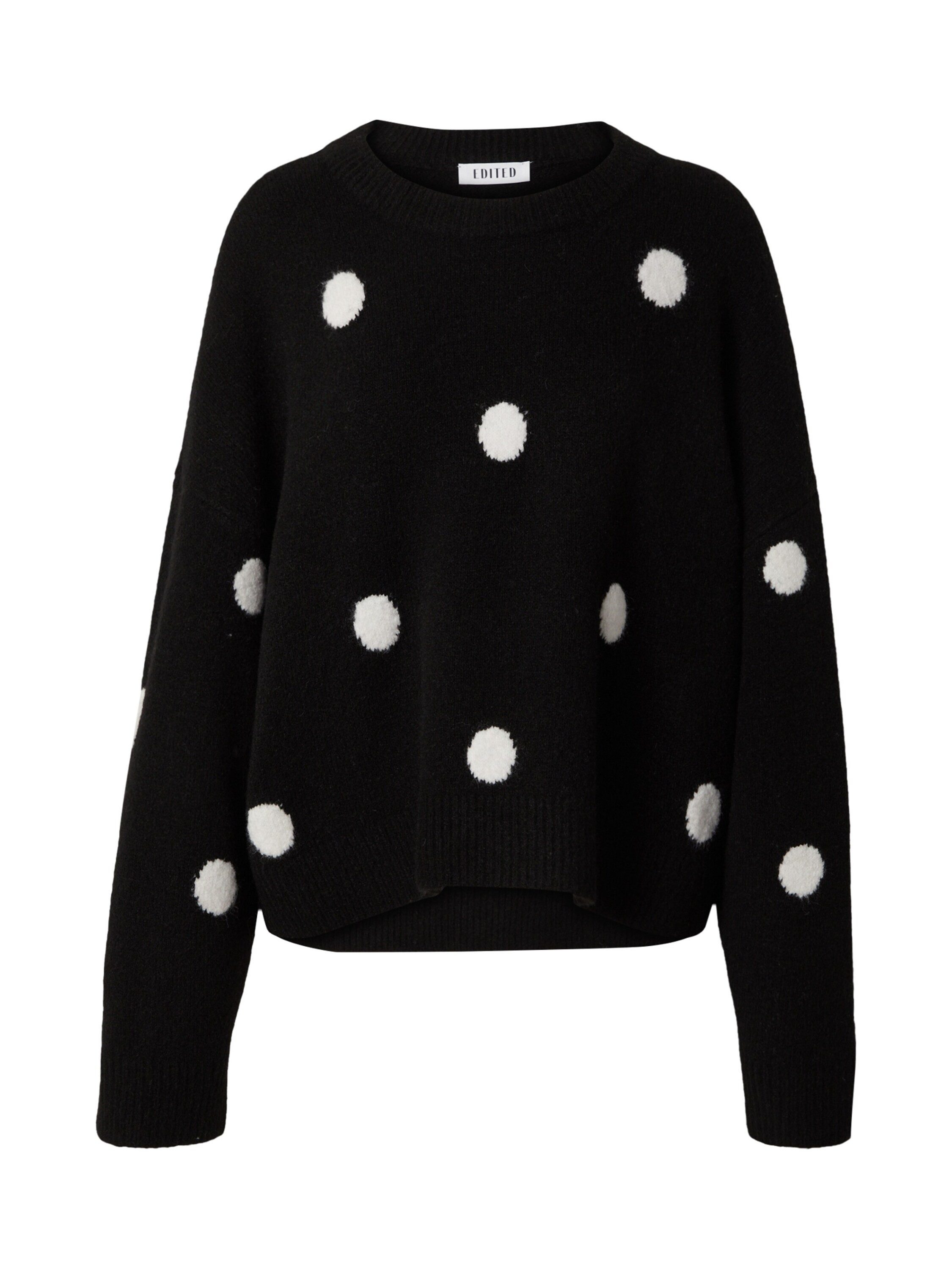 EDITED Rundhalspullover Floriane (1-tlg) Plain/ohne Details günstig online kaufen