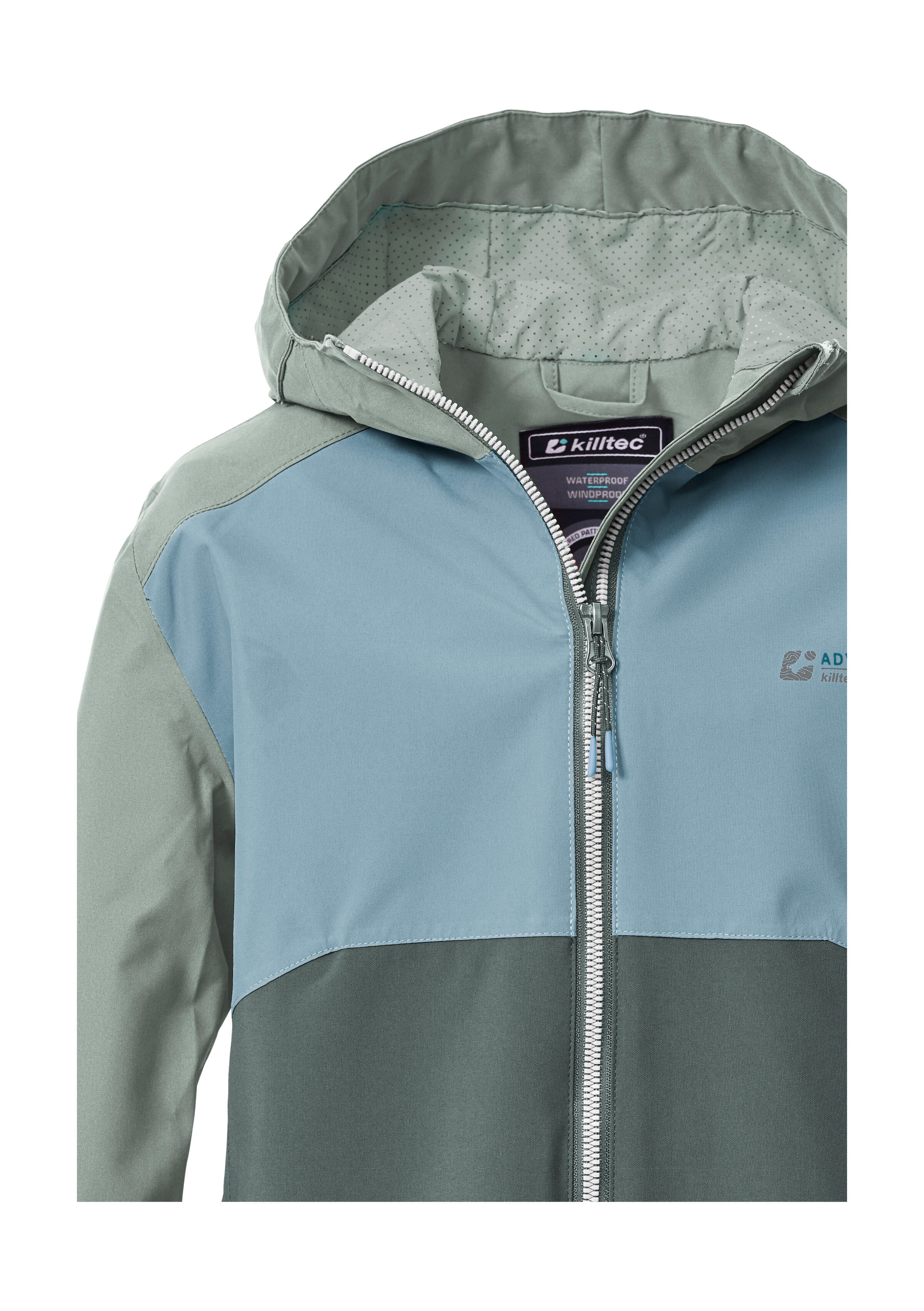Killtec Funktionsjacke KOS 147 BYS JCKT Kinderjacke, wasserdicht, Colourblock, Teflon EcoElite™ imprägniert