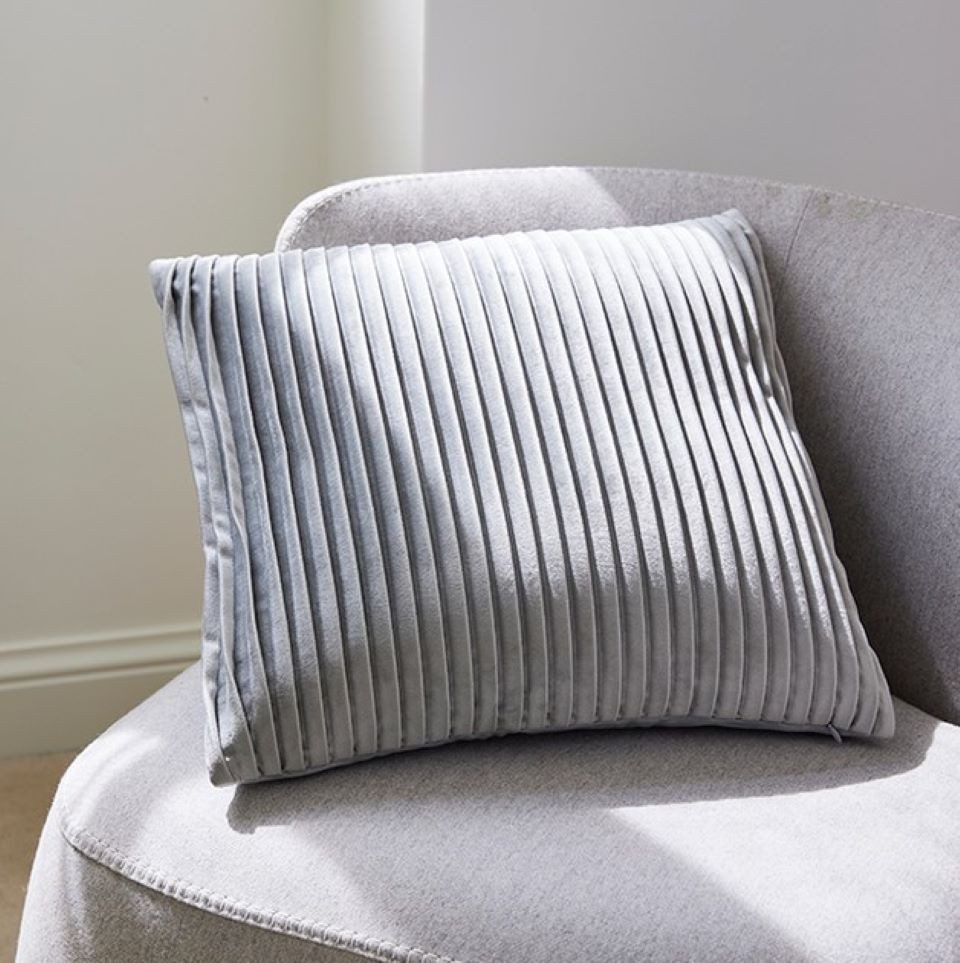 VewoTex Dekokissen Zierkissen 45 x 45 cm » Garten, Lounge & Sommer, » Sofakissen & Kuschelkissen » Kissen mit Reißverschluss in Grau