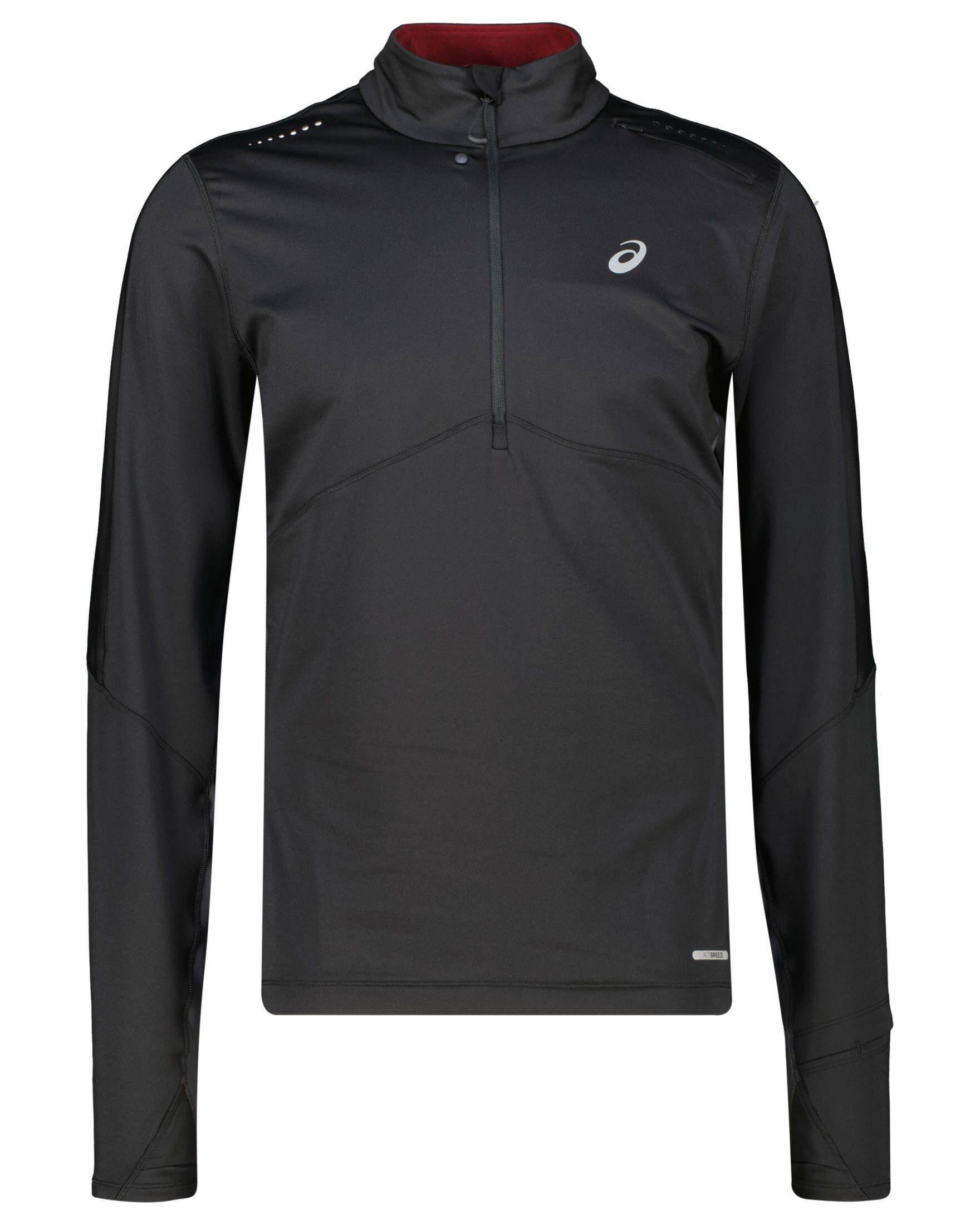 Sweatshirt RUN (1-tlg) Herren WINTER Asics PERFORMANCE Laufshirt BLACK/GRAPHITE