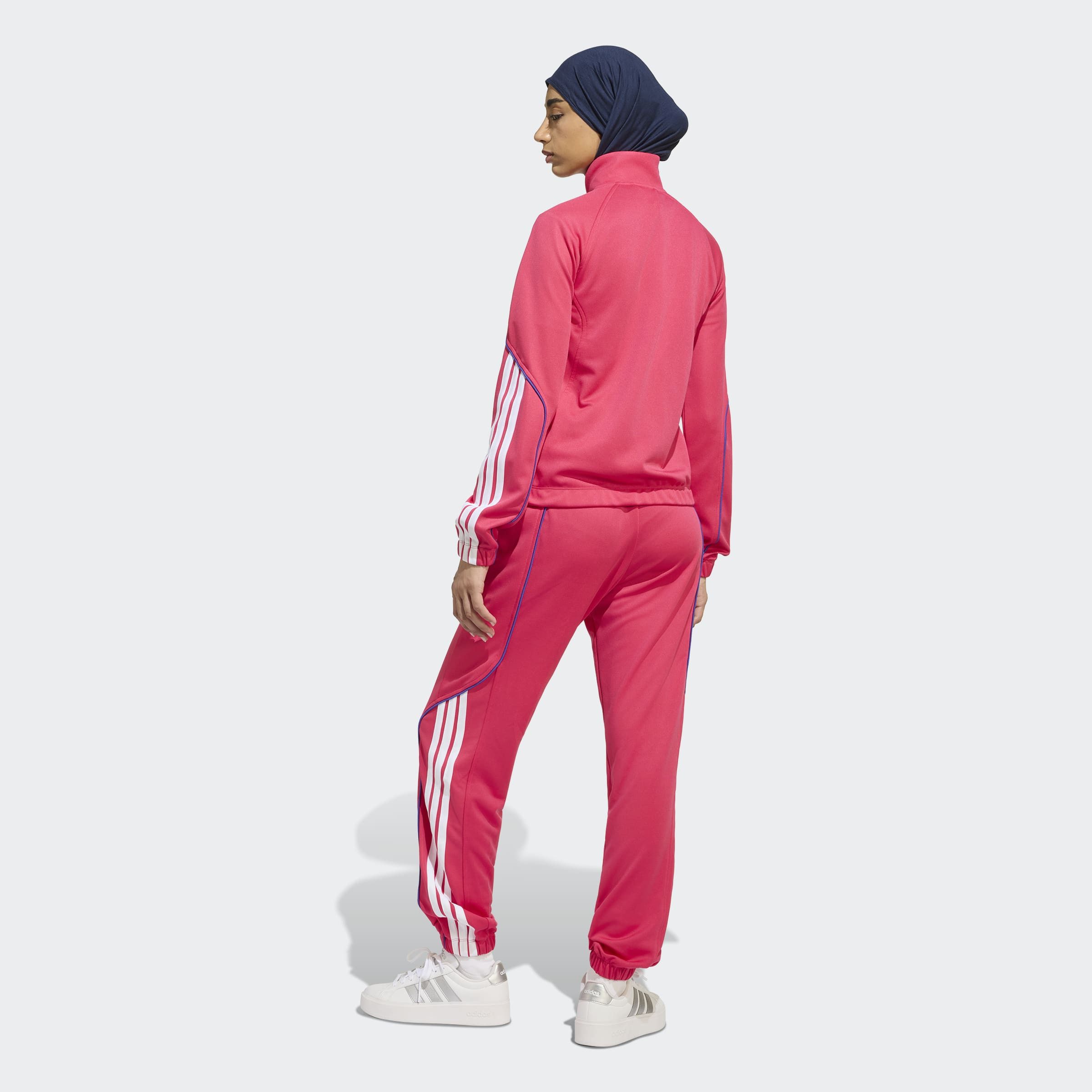 adidas Sportswear Trainingsanzug W STADIUM TS (2-tlg), für Erwachsene, zweiteiliges Set, aus Polyester