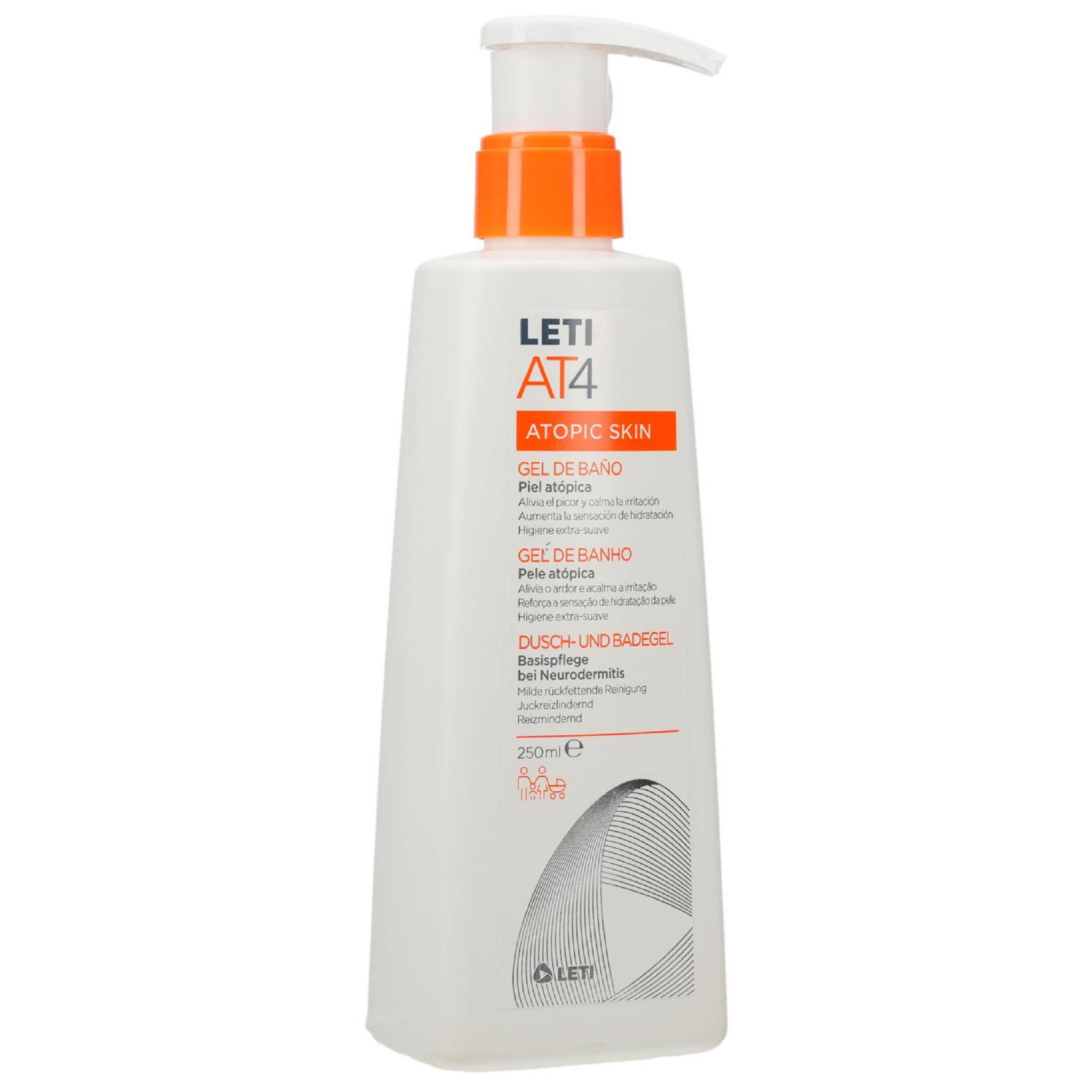 LETI Duschgel LETI AT4 Dusch- und Badegel 250ml PZN 13322679