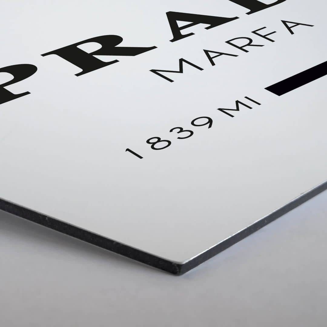 K&L Wall Art Alu-Dibond-Druck Metalloptik Poster günstig online kaufen
