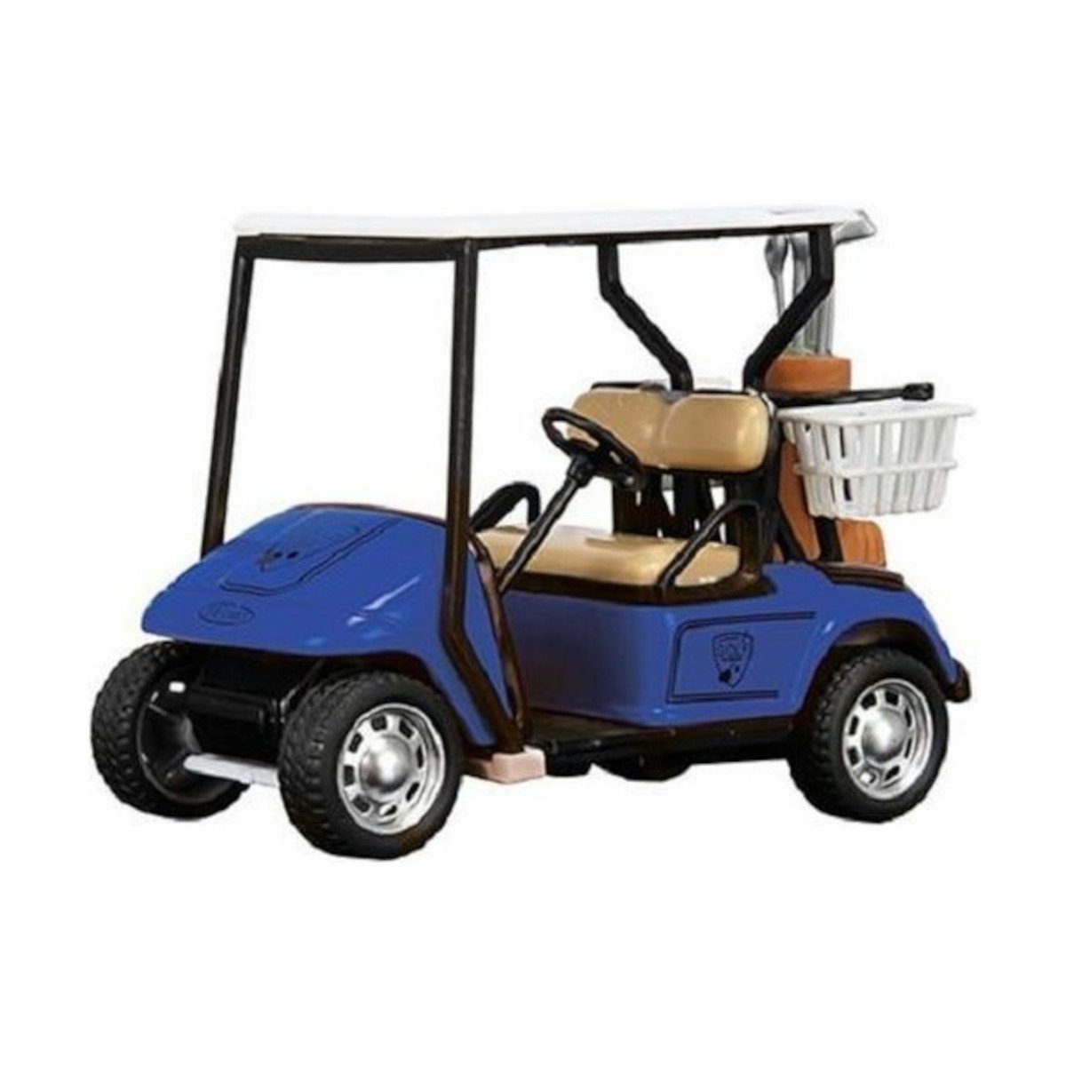 Toi-Toys Spielzeug-Auto Metal World Spielzeugfahrzeug - Golfwagen (Maßstab 1:20), mit Rückziehmotor