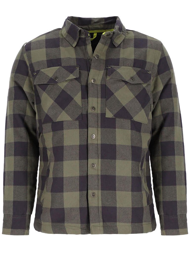 Baumfuchs Langarmhemd Herren Thermohemd mit Karo-Muster - Wattiertes Karo-H günstig online kaufen