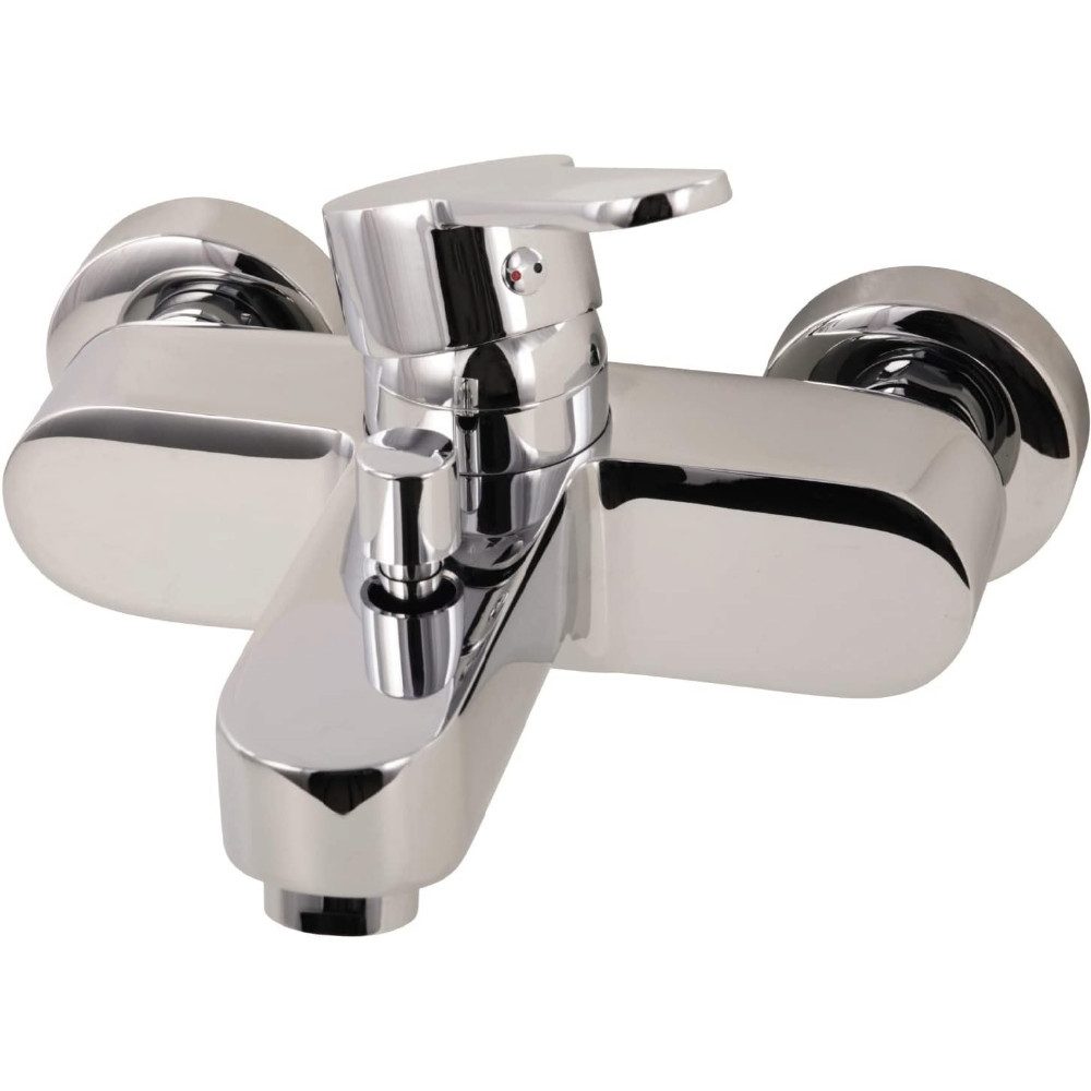 SANITOP WINGENROTH Wannenarmatur Badewannenarmatur Sanmix Style, Einhebelmischer Messing