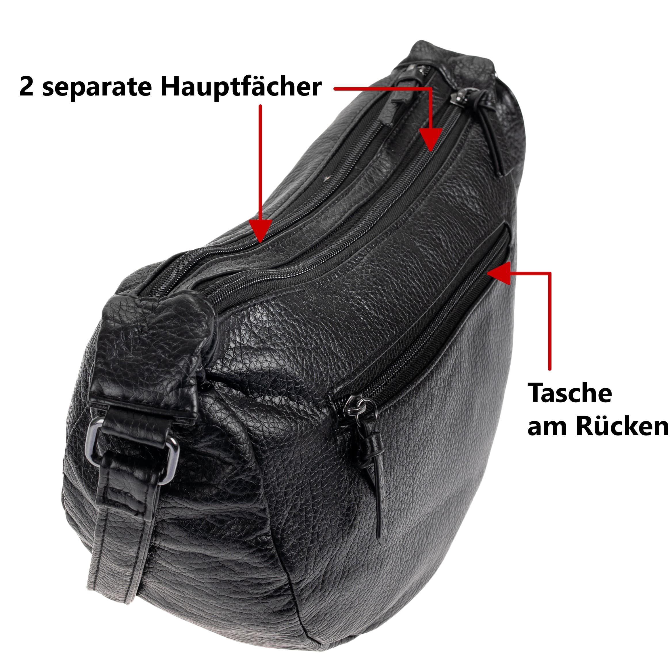 Alessandro Salvatore Handtasche Damen Schultertasche Halbmond Form Umhänget günstig online kaufen