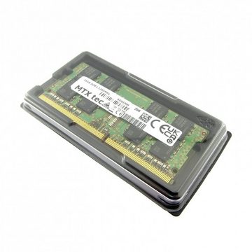 MTXtec 16GB DDR4-3200MHz PC4-25600 2Rx8 1024Mx8 16Chip 260pin CL22 1.2V SODIM Laptop-Arbeitsspeicher