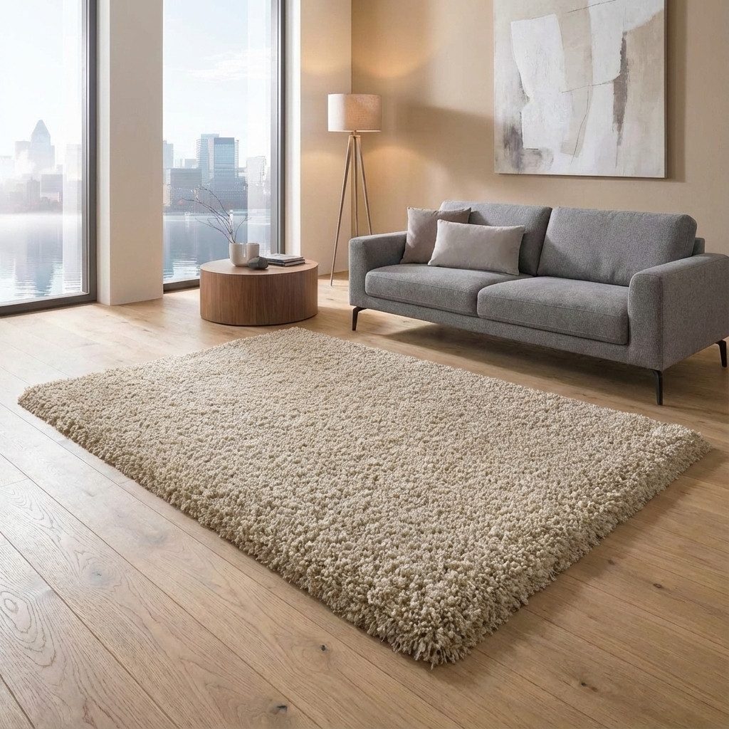 TaCa Home Langflor-Teppich Shaggy Teppich Langflor, rechteckig, Höhe: 60 mm günstig online kaufen