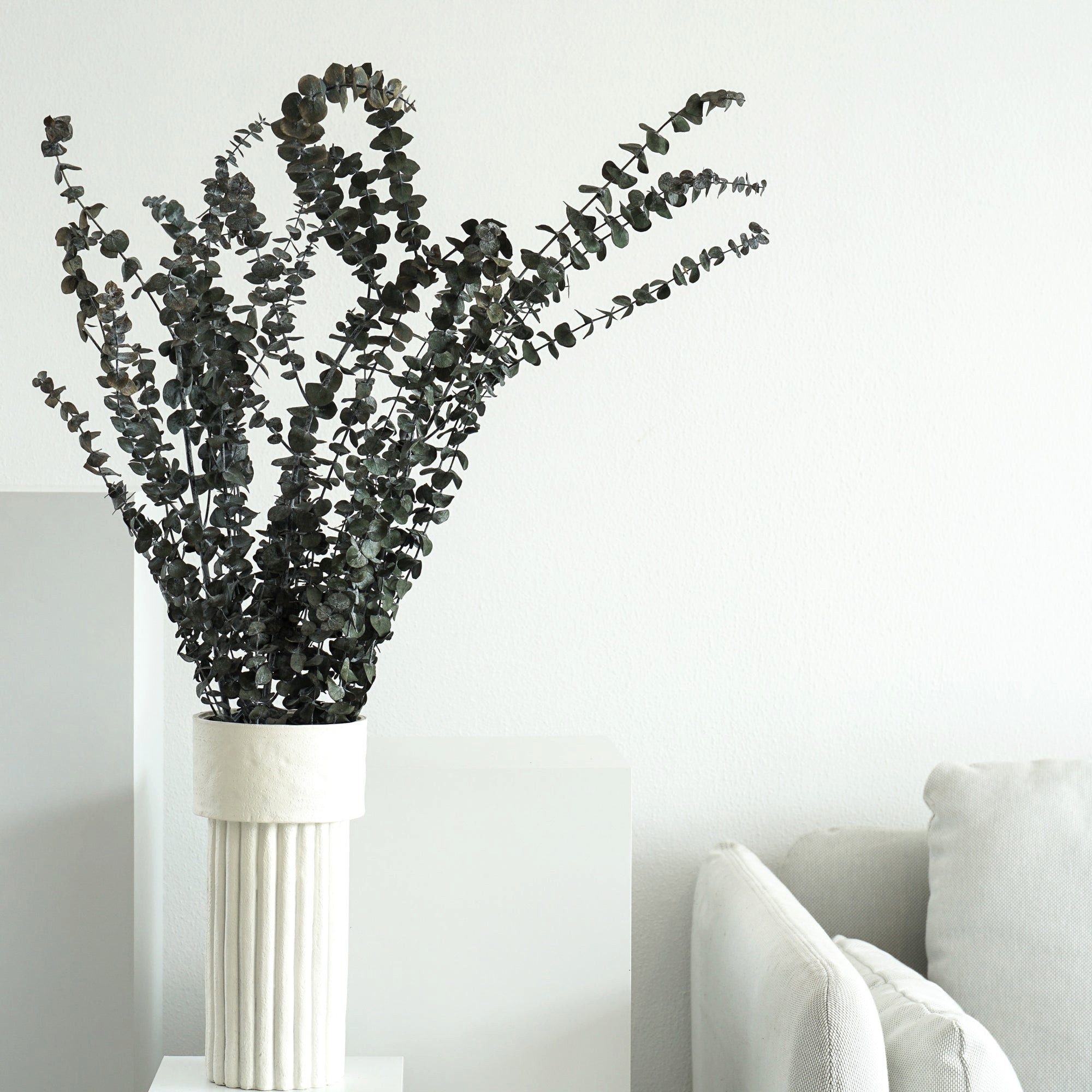 Trockenblume Eukalyptus Baby konserviert 60–75 cm – Bund, Trockenblumen Deko Pavi / Eukalyptus, Eukalyptus, LYKKE & You, konserviert, kein Wasser benötigt, ganzjährige Dekoration