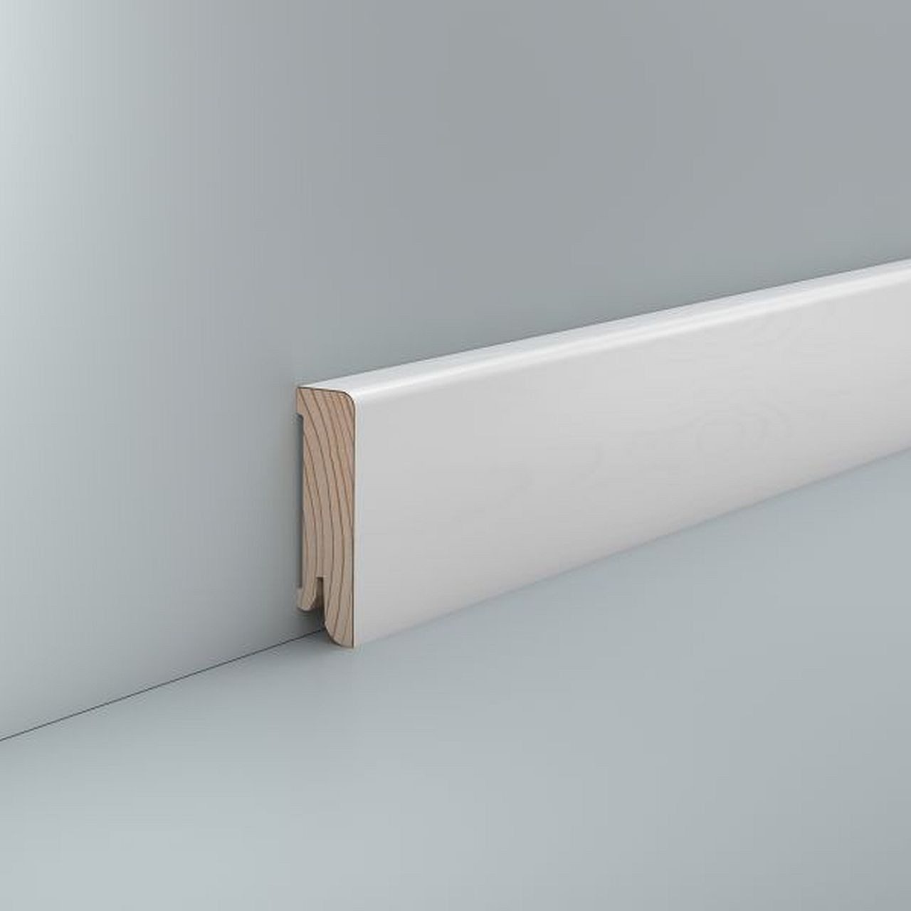 Südbrock Sockelleiste Sockelleiste Steinekirch 16x60 Holzkern furniert + lackiert, L: 250 cm, H: 6 cm, 1-St.