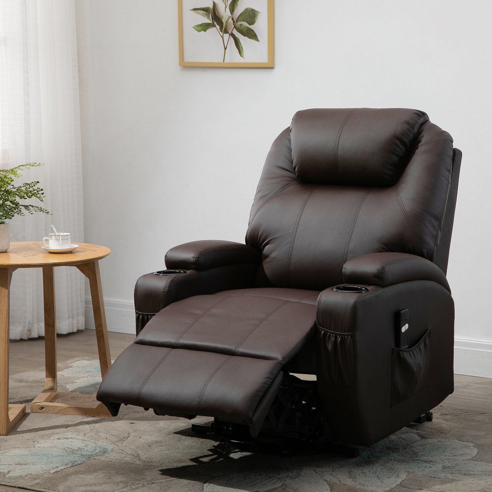 HOMCOM Relaxsessel Sessel mit Aufstehhilfe, Aufstehsessel günstig online kaufen