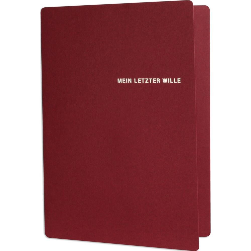 RNK Verlag Notizbuch Testament Mein letzter Wille für 2 Personen mit Mappe & Vollmacht