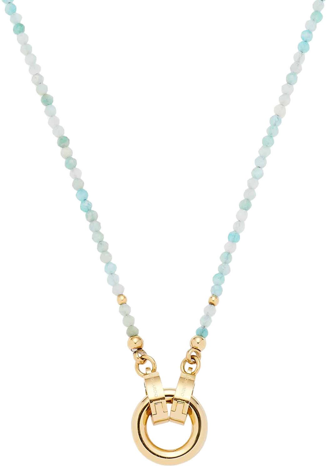 LEONARDO Charm-Kette Halskette aqua Pippa Clip&M, mit Amazonit günstig online kaufen
