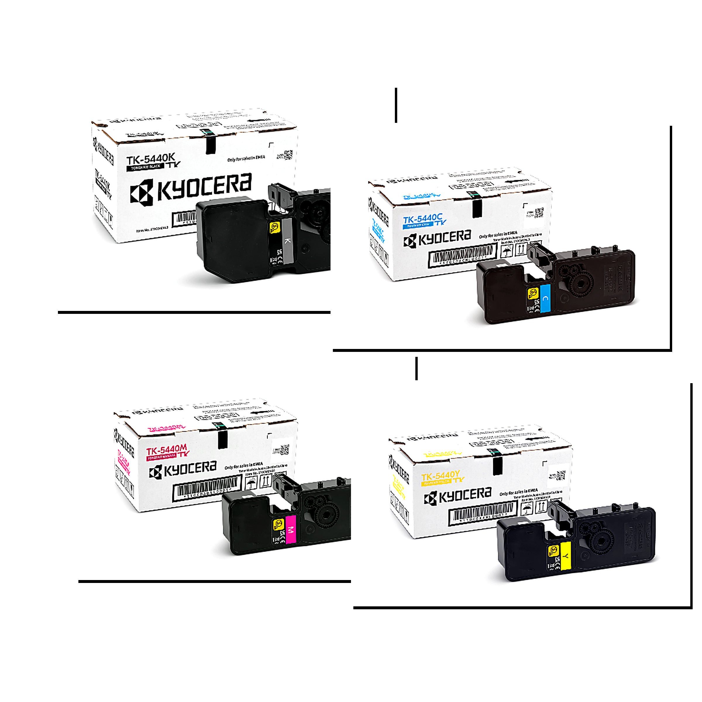 KYOCERA Tonerpatrone Original Kyocera TK-5440 Toner Set MA2100cwfx PA2100cwx PA2100cx, (Set, Toner-Set), Original Toner