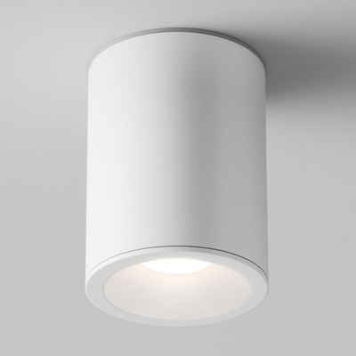 Maytoni Spiegelleuchte Deckenaufbauleuchte Zoom in Weiß GU10 IP65 115mm, keine Angabe, Leuchtmittel enthalten: Nein, warmweiss, Badezimmerlampen, Badleuchte, Lampen für das Badezimmer