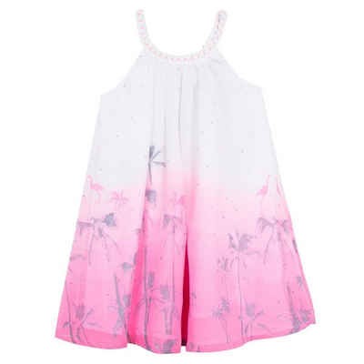 3 Pommes A-Linien-Kleid Kleid 3 POMMES Trägerkleid rose fluo (1-tlg)