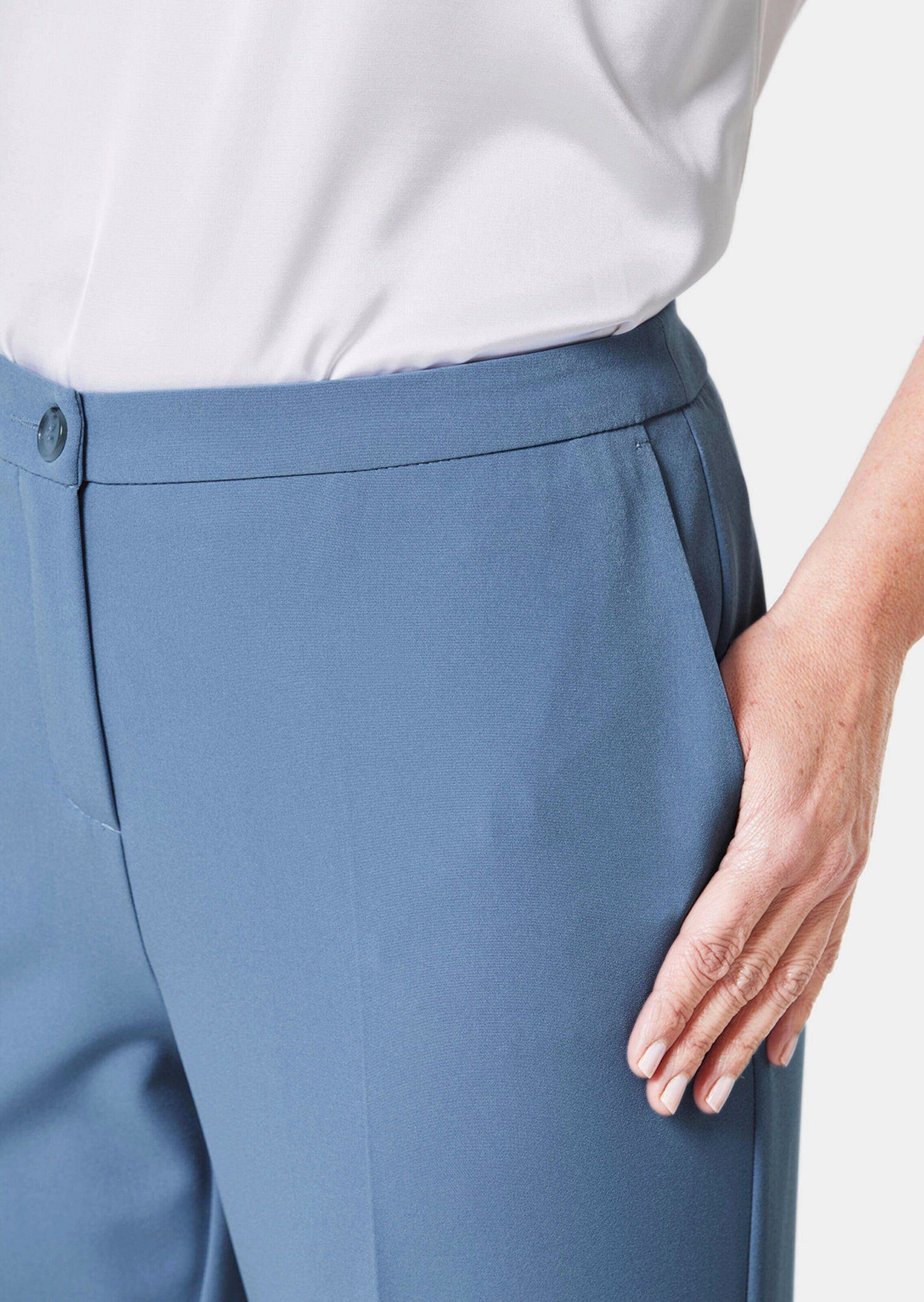 GOLDNER Elegante weiterem Kurzgröße: Bein etwas Stoffhose Hose mit