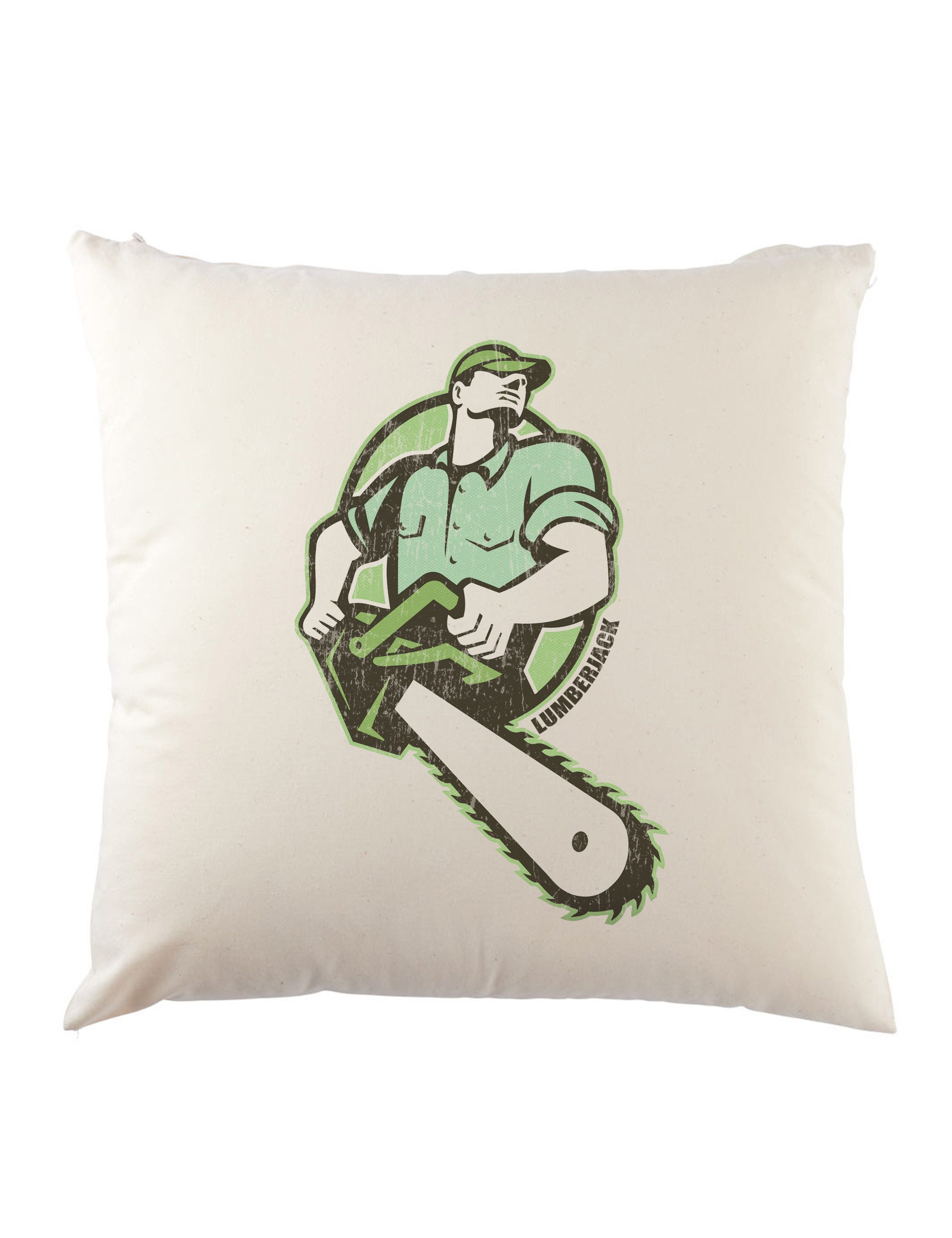 Urban Backwoods Dekokissen Lumberjack II Dekokissen Holzfäller Axt Waldarbeiter Förster Logger, Woodcutter Woodsman Woodworker Jack