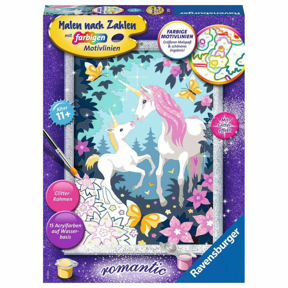 Ravensburger Раскрась по номерам Einhornmagie