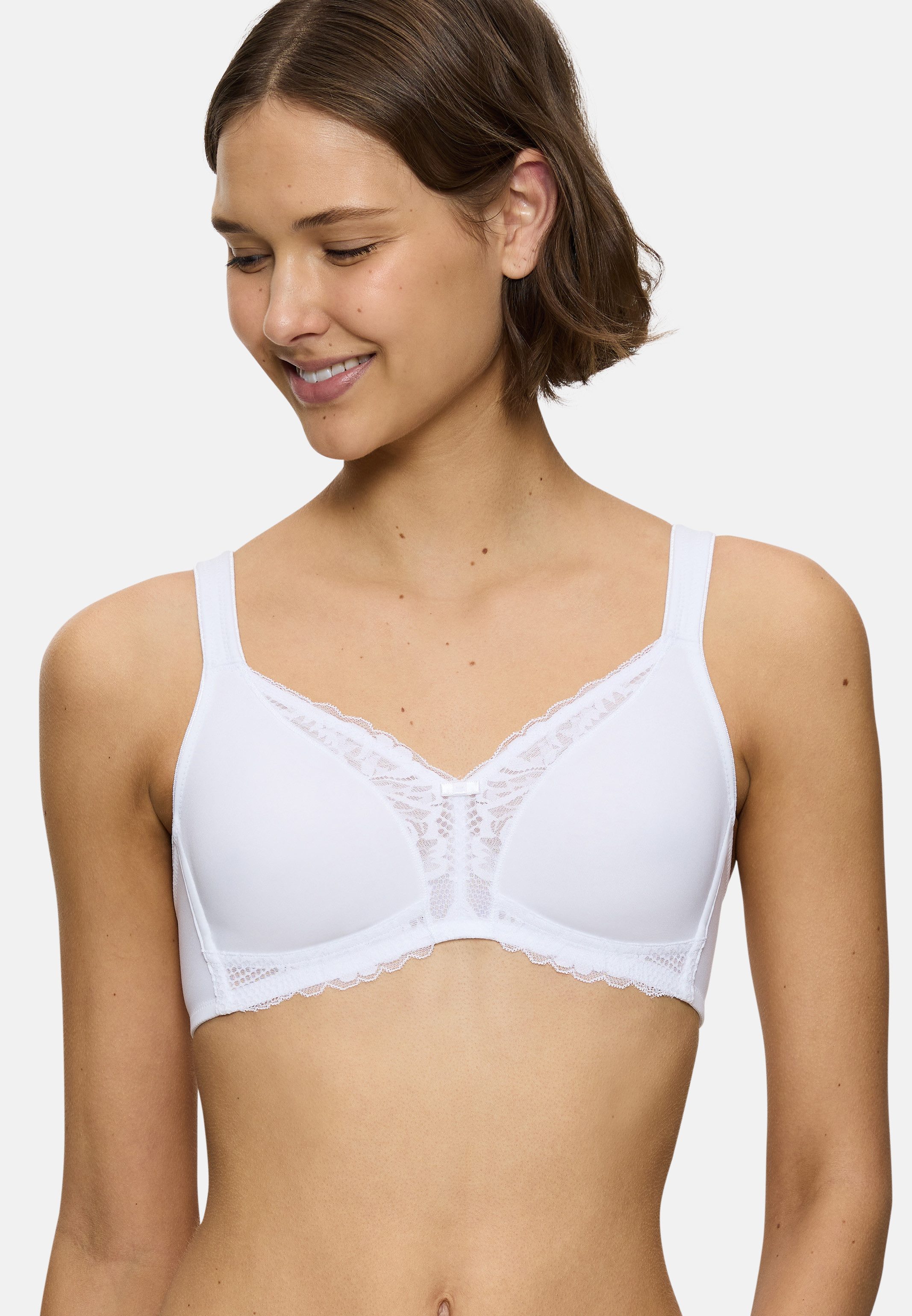 Triumph Bügelloser BH Modern Lace & Cotton N (1-tlg) BH ohne Bügel - Moderne Passform für optimalen Tragekomfort