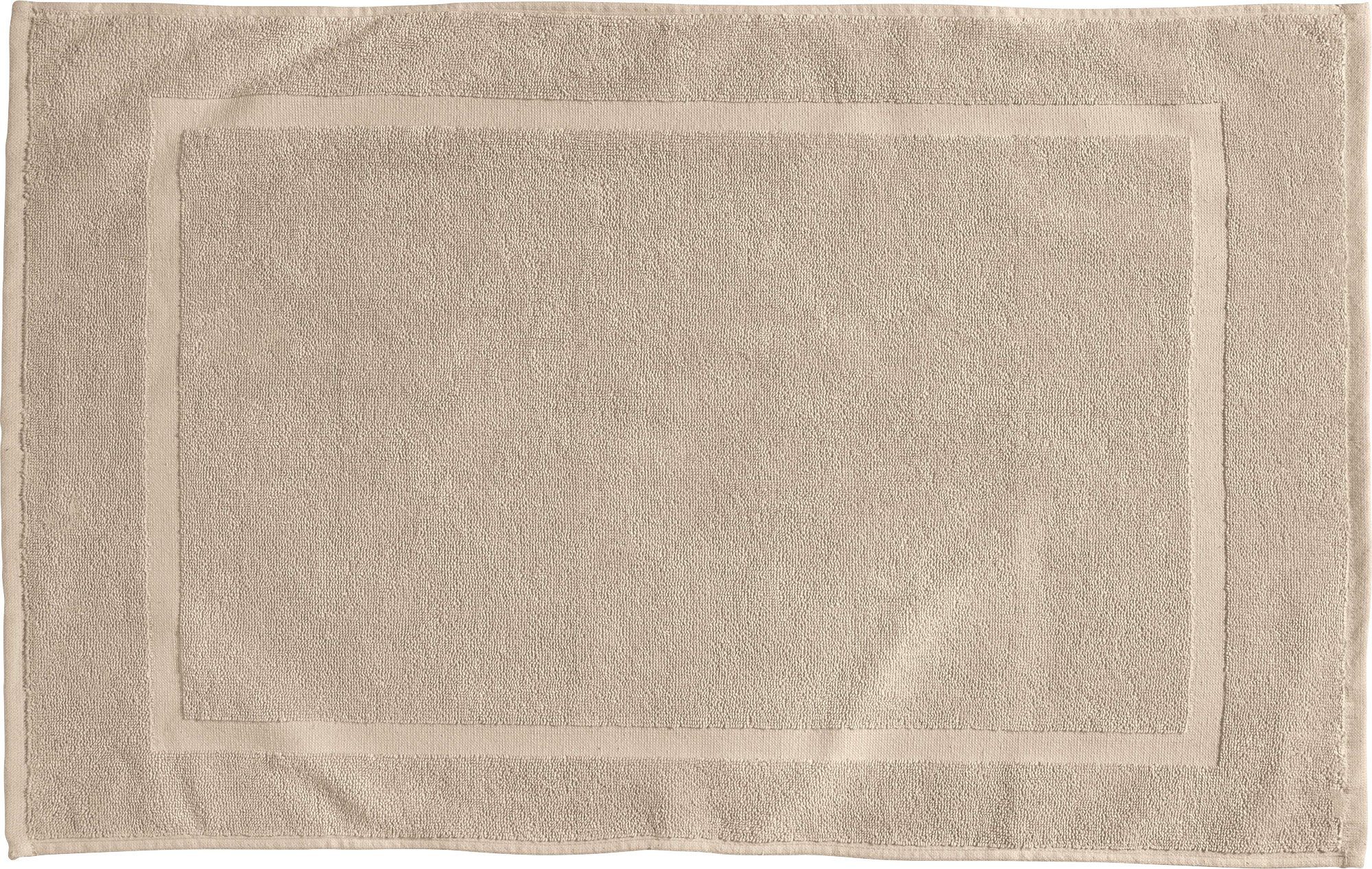 REDBEST Badematte Duschvorlage "Chicago", Höhe 5 mm, Frottier, eckig, Walk-Frottier Uni