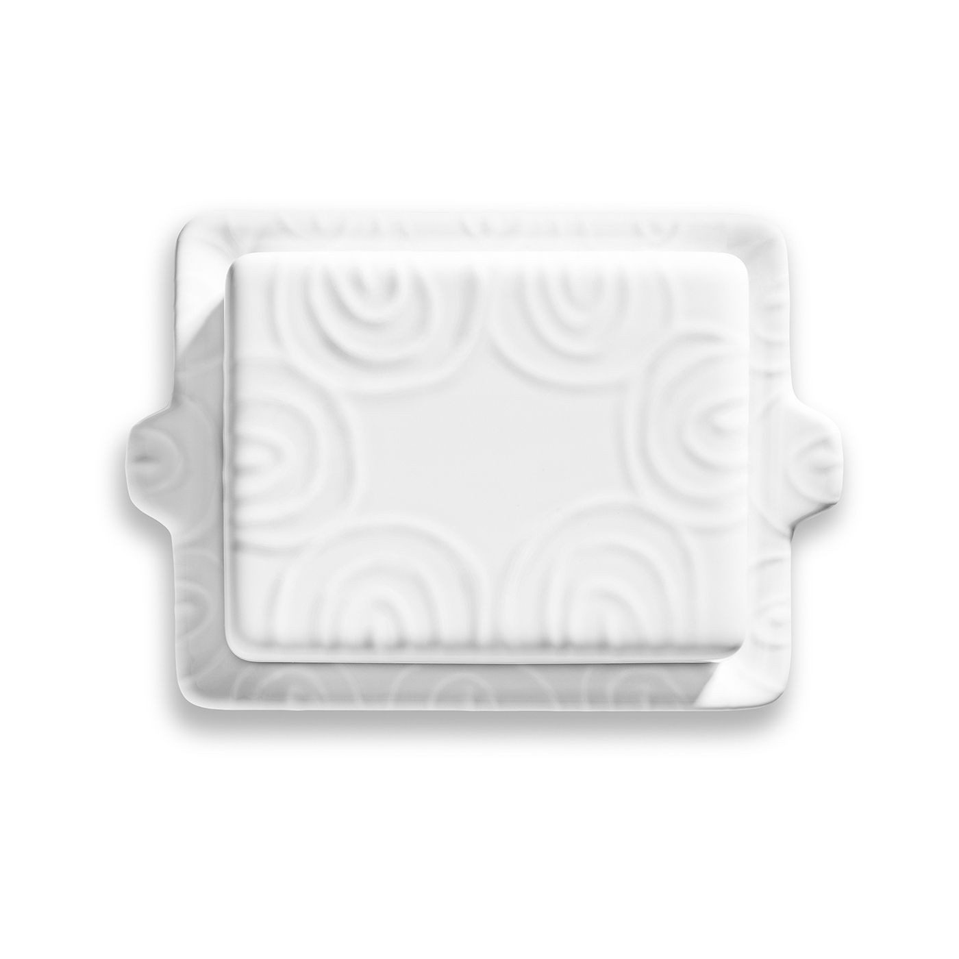Gmundner Keramik Ersatzscherkopf Gmundner Keramik, Butterdose weiss, Geflammt, 250g, 0107DBGL21