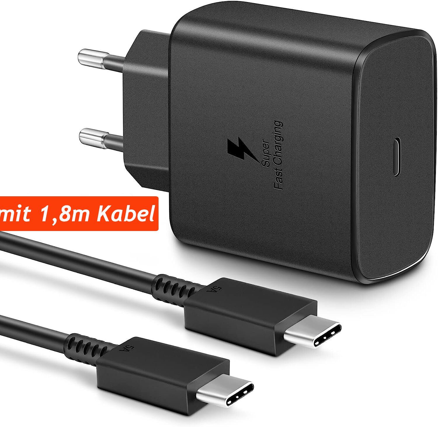 neue dawn 45W USB C Ladegerät für Samsung S26 S26+ S25 S24/S23/S22 Serie/A57/A36 USB-Ladegerät (für S26 S25 Ultra/S24 Ultra/S23 Ultra/ S22 Ultra/S25+/S24+/S23+/S22+, für Tab S11/11 Ultra/S10/S10 FE/S10 FE+/S10+/S10 Ultra/S9/S9+/S9 Ultra)