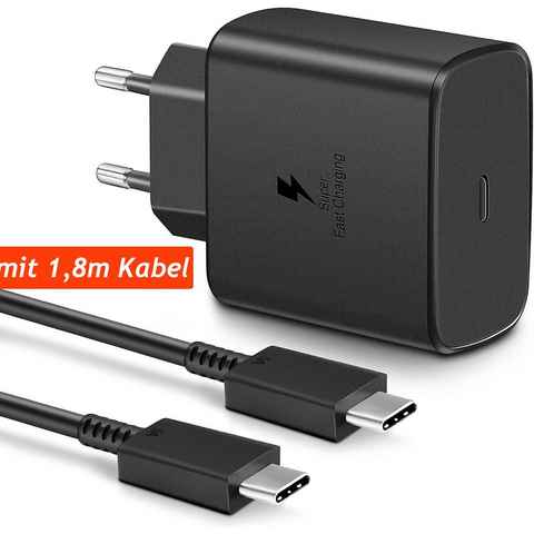 neue dawn 45W USB C Ladegerät für Samsung S24/S23/S22 Serie Tab S9 S8 S7 Serie USB-Ladegerät (Schnellladegerät)