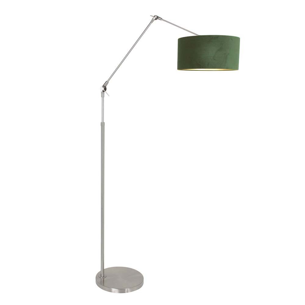 Steinhauer LIGHTING LED Leselampe, Leuchtmittel nicht inklusive, Gelenkleuchte Stehleuchte Wohnzimmerlampe verstellbar Stahl Textil