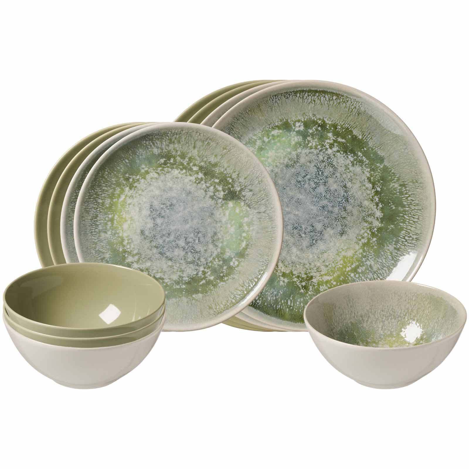 Ritzenhoff & Breker Kombiservice Cecina Basic-Set 12er Set (12-tlg), 4 Personen, Steinzeug
