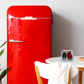 relaxdays Korbeinsatz 5 x länglicher Kühlschrank Organizer