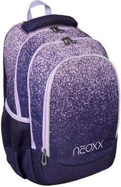 neoxx Schulrucksack Fly, Glitterally perfect, aus recycelten PET-Flaschen