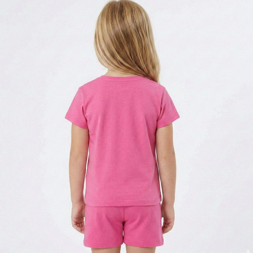 Disney Print-Shirt Toy Story Lotso Bär Kinder Mädchen Sommerset Shorts T-Shirt 100% Baumwolle, Gr. 98 bis 128
