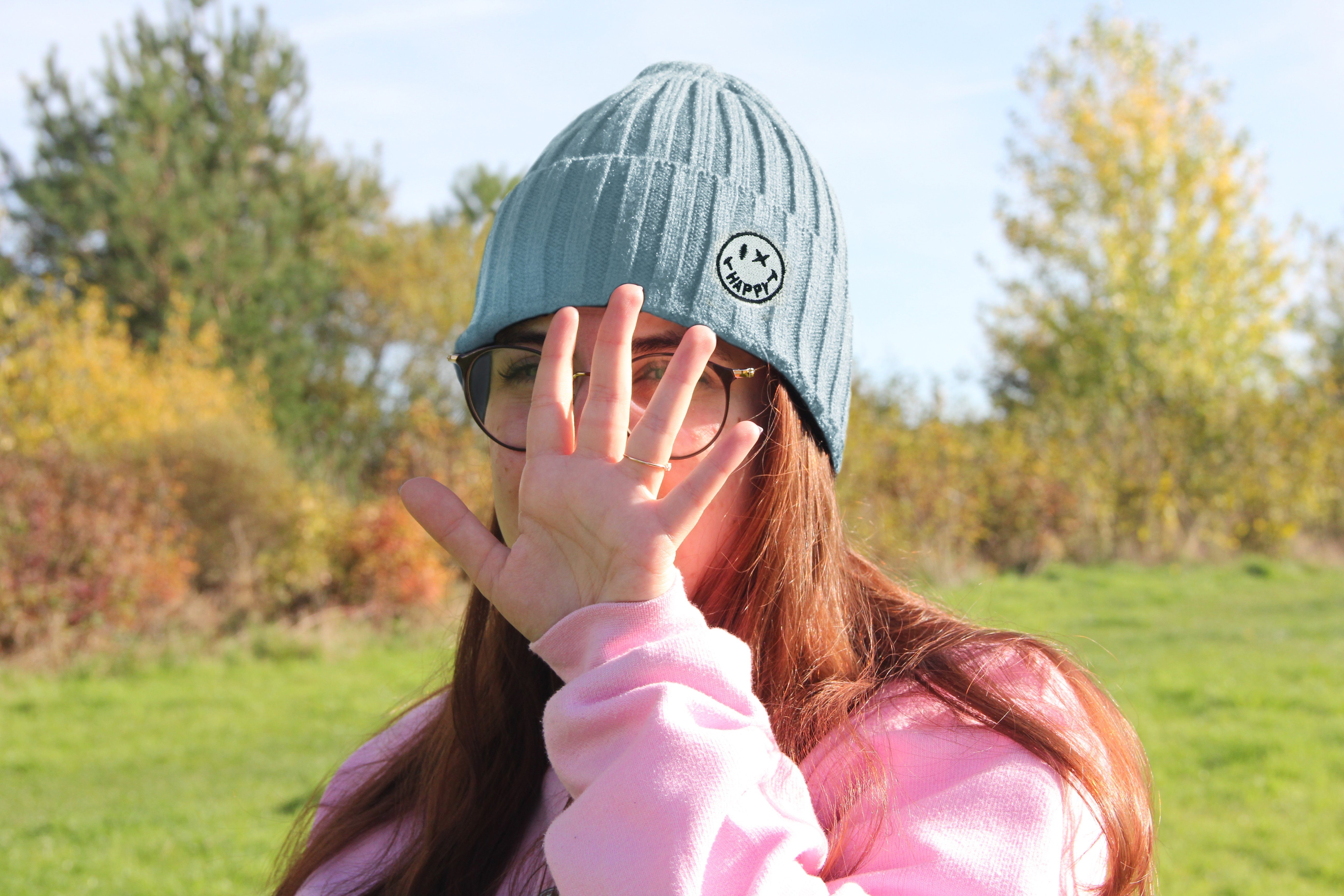 Frentree Strickmütze Strickmütze gefüttert mit warmem Innenfutter, One-Size Beanie