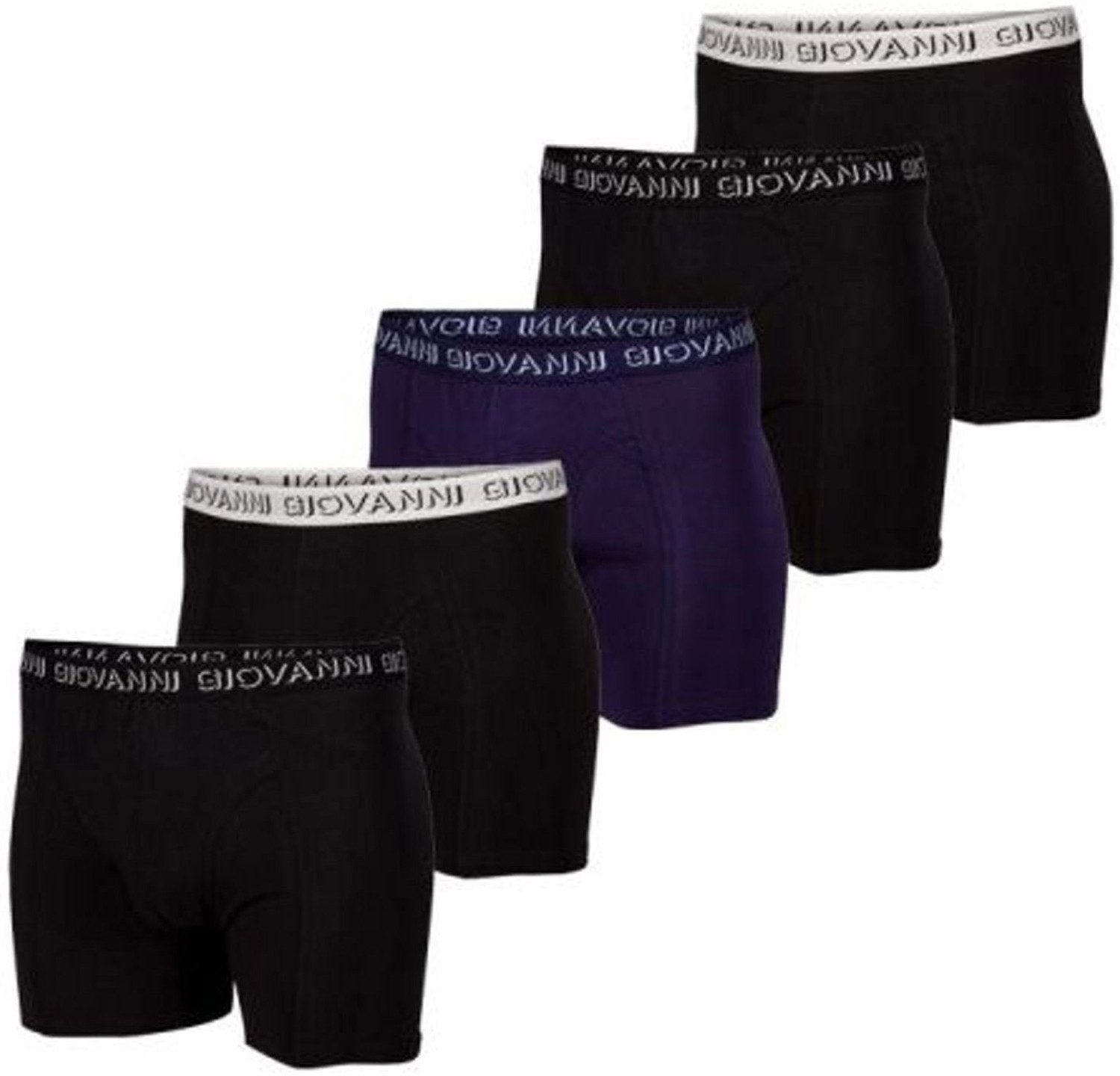 Giovanni Retro Pants 5er Pack Herren Boxershorts (1-St) Modisches Design