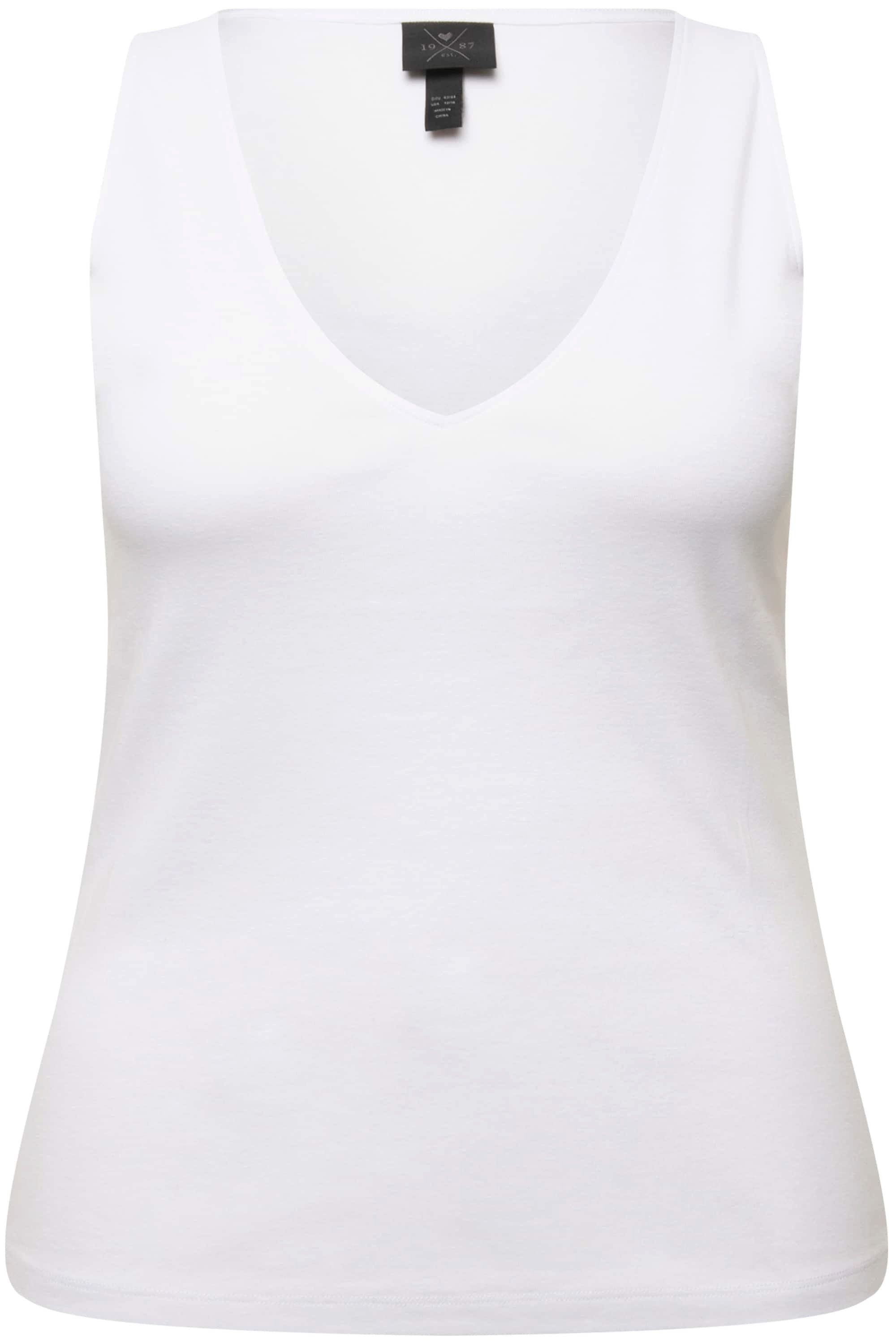 Ulla Popken Longtop Top Rippjersey Slim günstig online kaufen